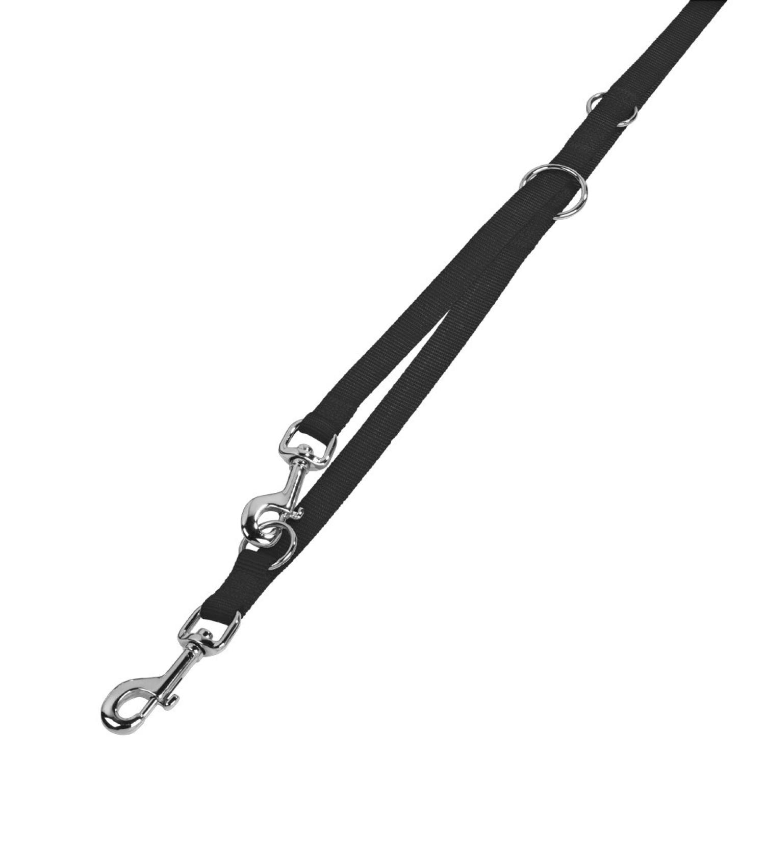 Nobby Classic Black Dog Leash - 200 cm Long 15 mm Wide - Durable & Stylish for All Breeds - Buy Online on GoSupps.com