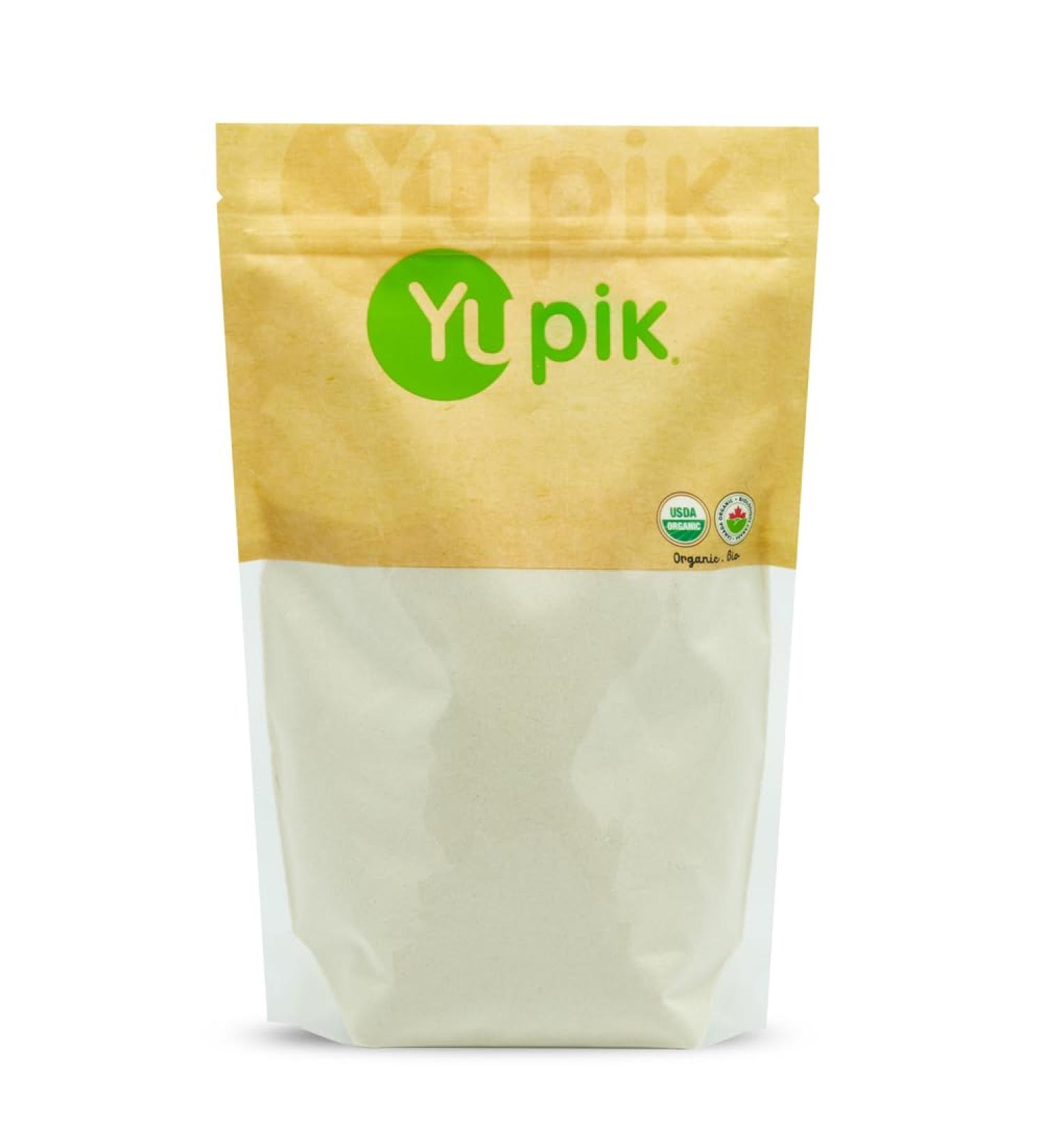 Yupik Organic Brown Rice Flour 1 kg Gluten-Free Non-GMO Vegan Kosher Finely Milled Powder from Whole Grain Brown Rice Neutral Flavor Source of Fiber & Protein Ideal for Baking & Cooking - Buy Online on GoSupps.com