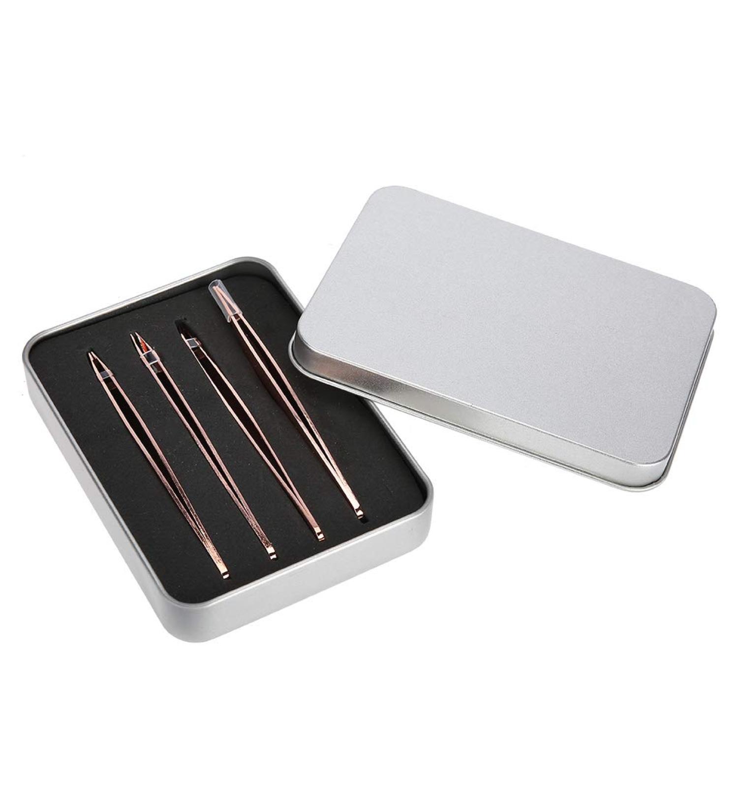 Anti-Rust Small Size Eyebrow Tweezer Slant Tip Tweezer Effectively Working Performence Makeup for Makeup Lovers - Buy Online on GoSupps.com