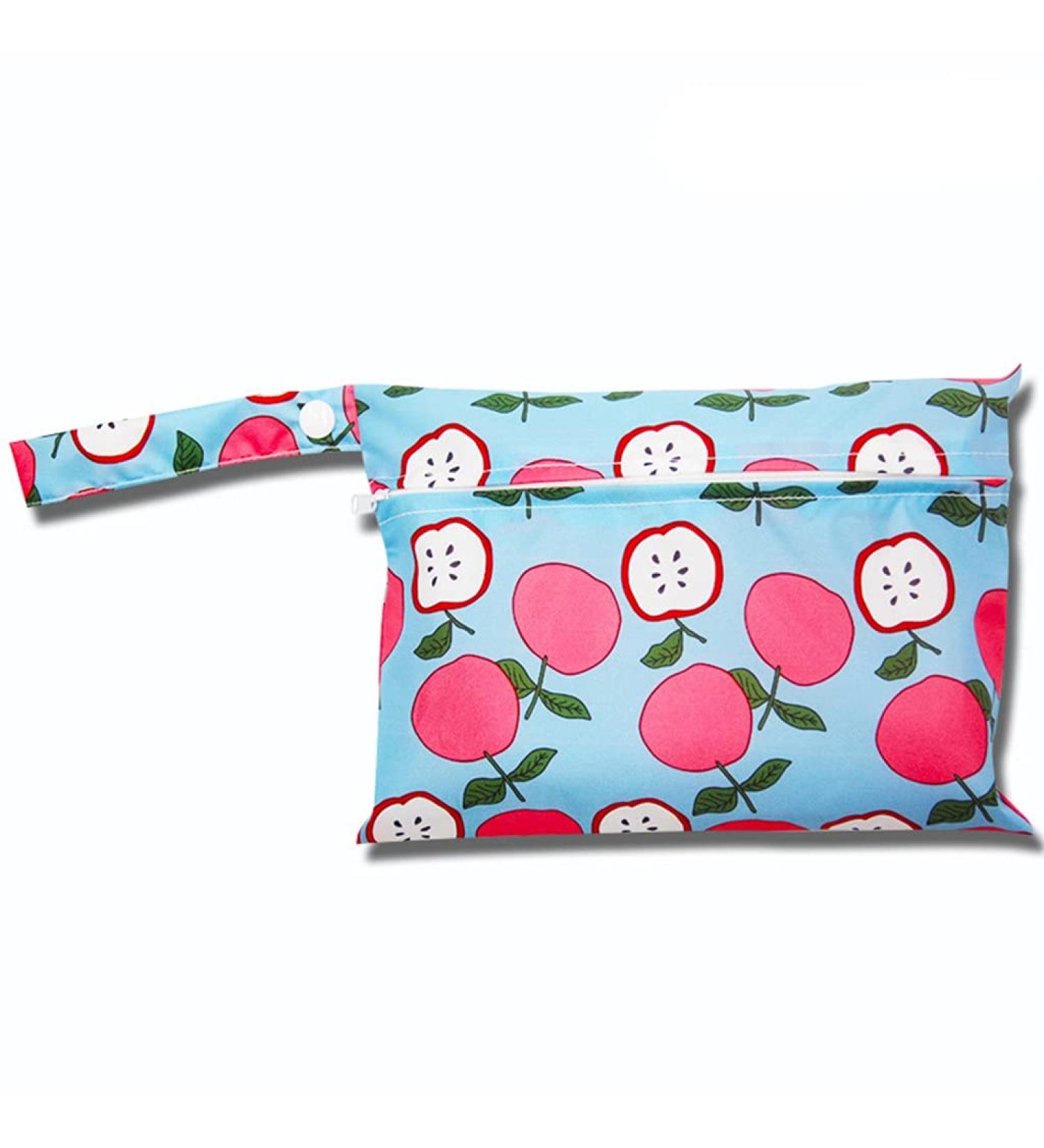 Egurs Wetbag Waterproof Reusable Diaper Bag - Nappy Bag (Apple) | Eco-Friendly & Compact 22x15cm - Buy Online on GoSupps.com