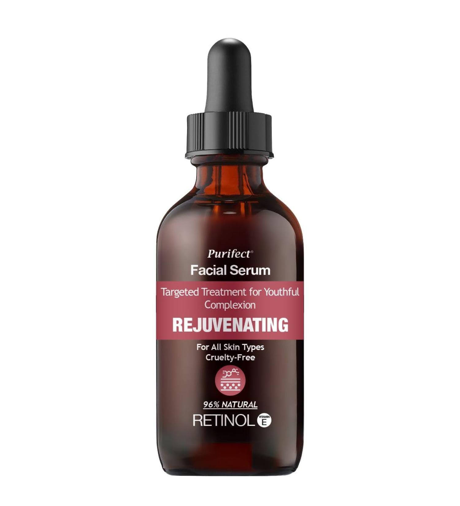 Symphony Beauty Box Corp Purifect Rejuvenating retinol facial serum with vitamin E antiaging serum for face retinol serum minimizes wrinkles and fine lines smooth and youthful skin 60 ml - Buy Online on GoSupps.com