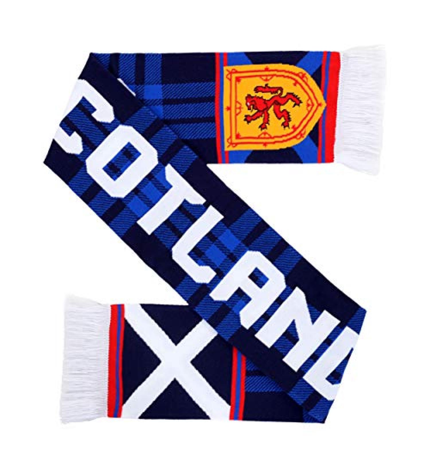 Scotland National Soccer HD Knit Scarf - Official Euroscarves Collection - Buy Online on GoSupps.com