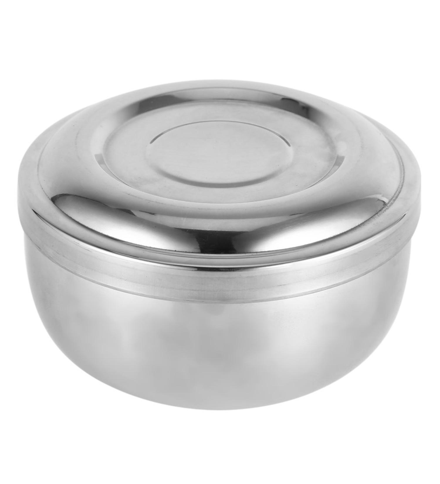 Buy Hushui Wet Shave for Men - Silver Metal Shaving Cup with Lids | Essential Facial Care & Brush Compatible - Buy Online on GoSupps.com