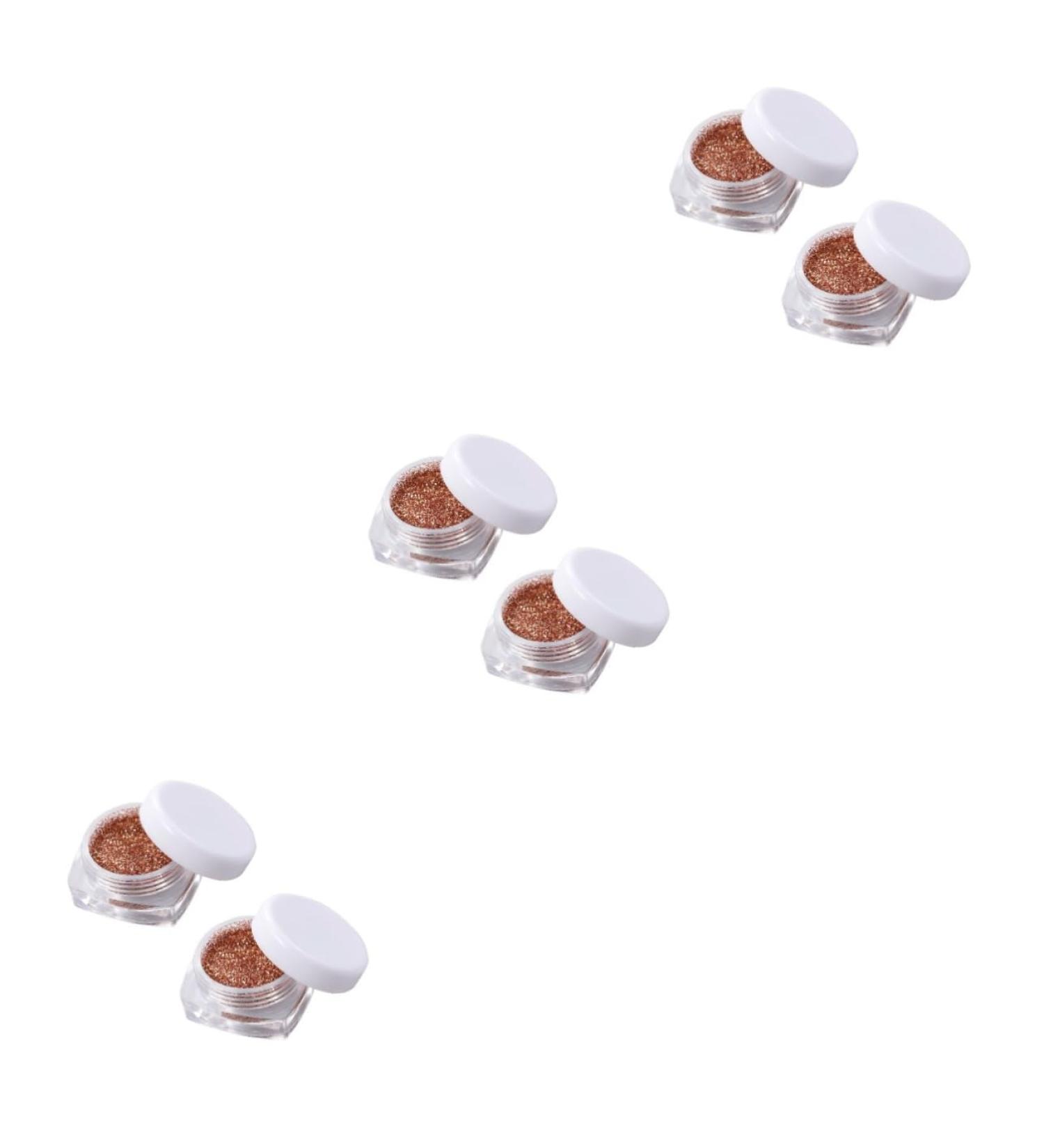NOLITOY 6 Pcs Eye Shadow Loose Pigment Eyeshadow Glitter Eyeshadow Glitter Powder Highlighter 1 count (Pack of 1) Goldenx3pcs - Buy Online on GoSupps.com