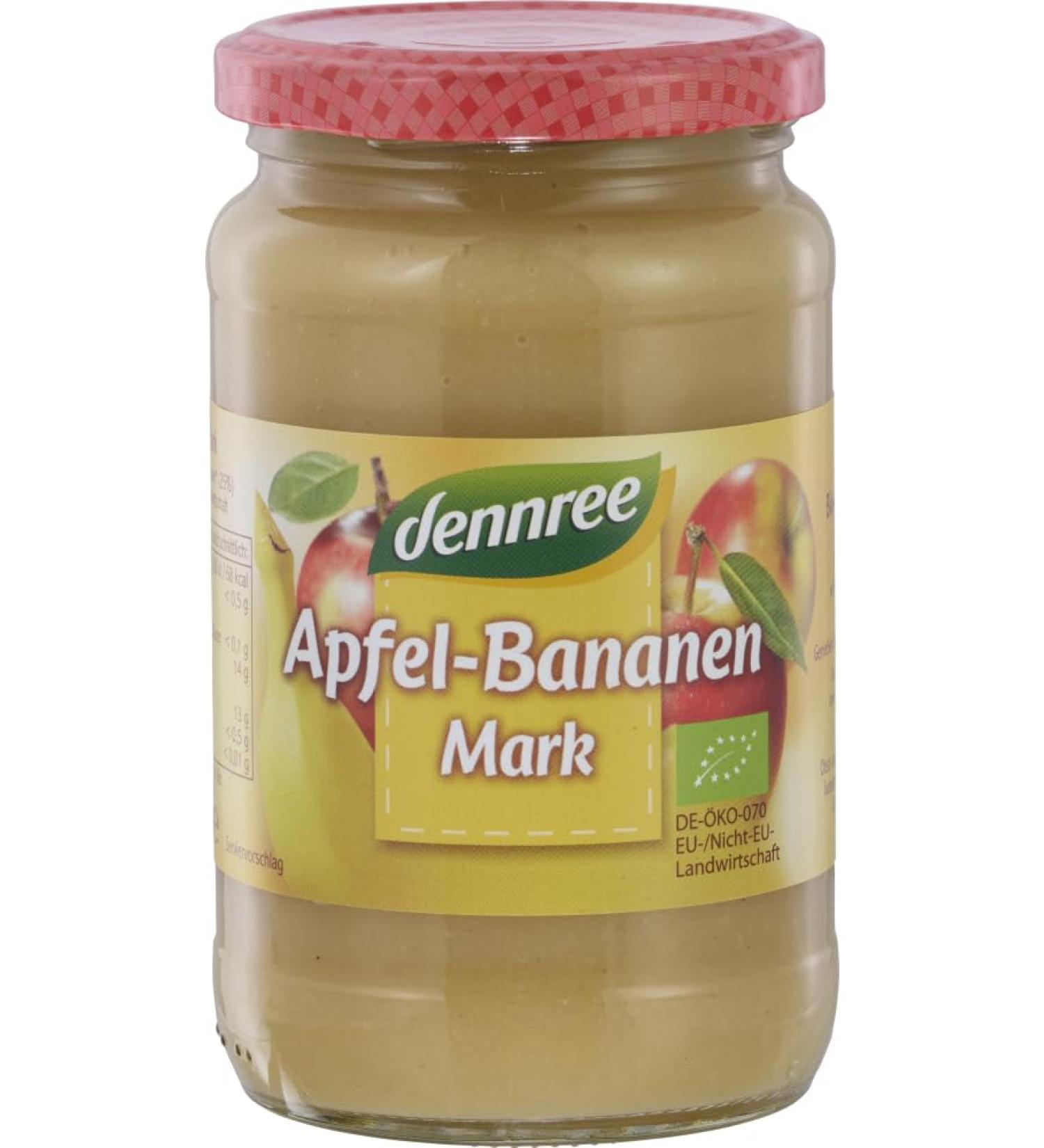 dennree dennree Organic apple and banana mix (2 x 360g)