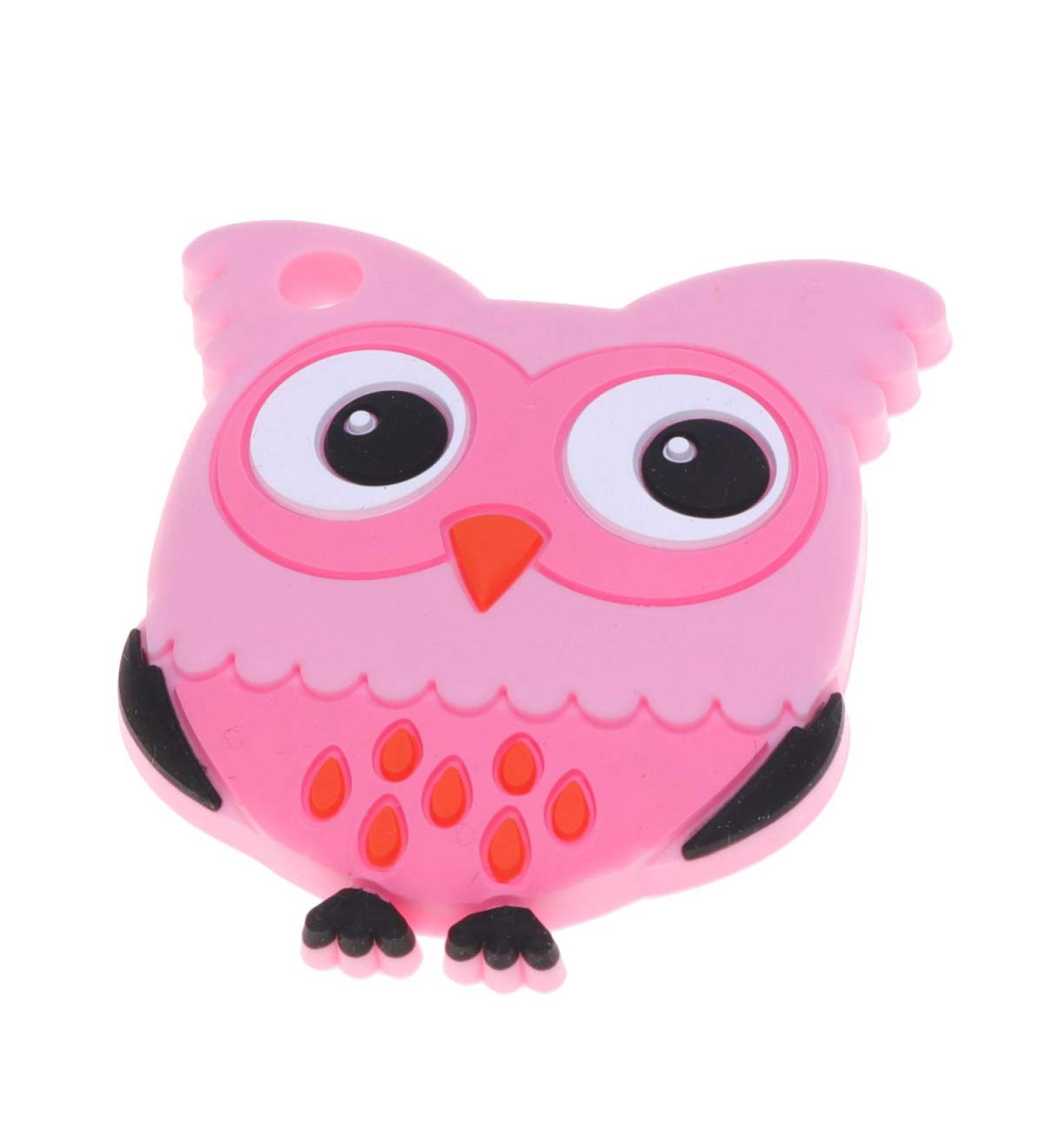 Healifty Baby Silicone Owl Teether - Pink | Teething Toy & Chewing Toy for Infants - Buy Online on GoSupps.com