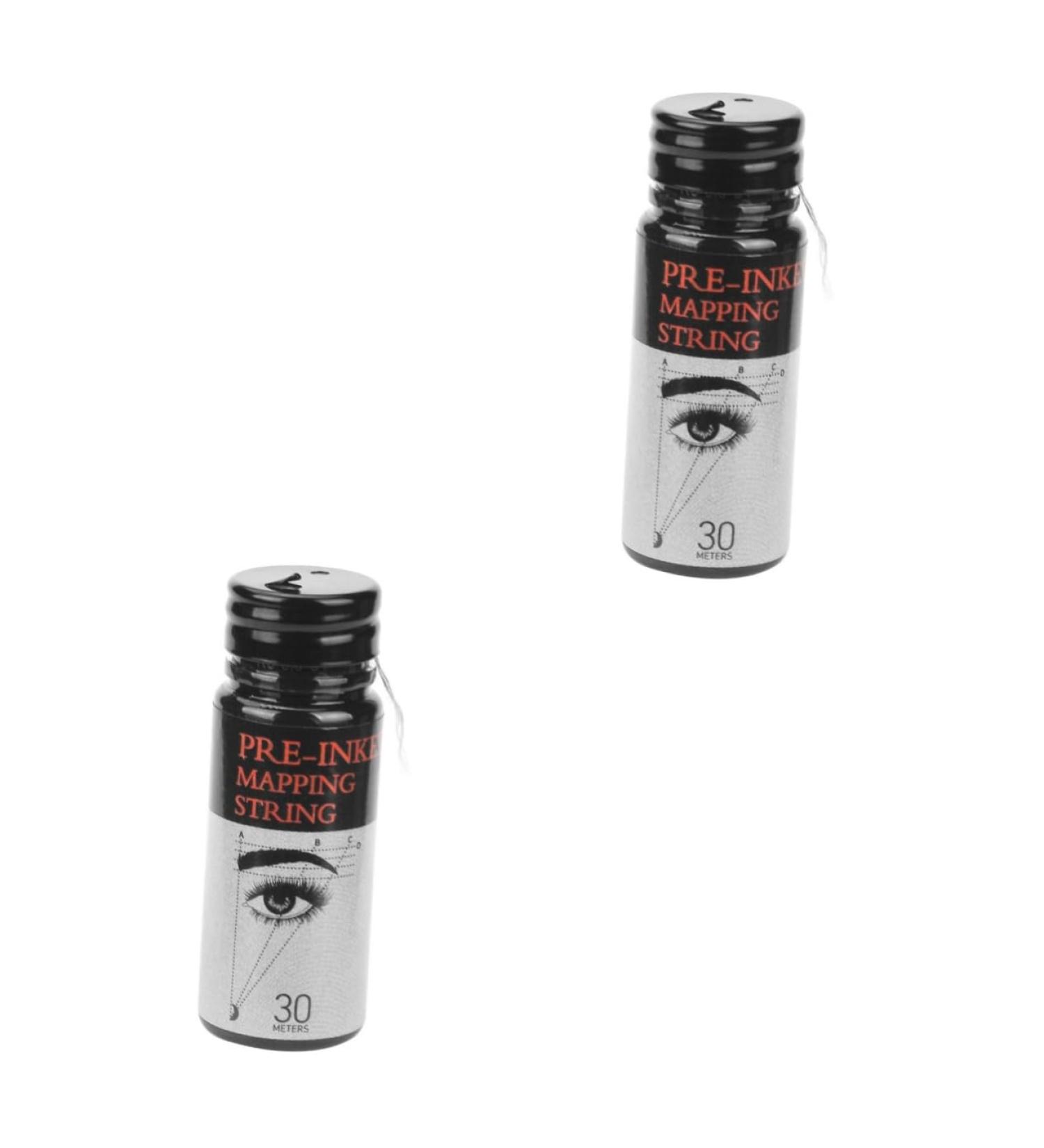 Beavorty 2pcs Eyebrow Ink Black Line Eyebrow Drawing Tool Tattooing Ruler Eyebrow Trimming Orthotics - Buy Online on GoSupps.com