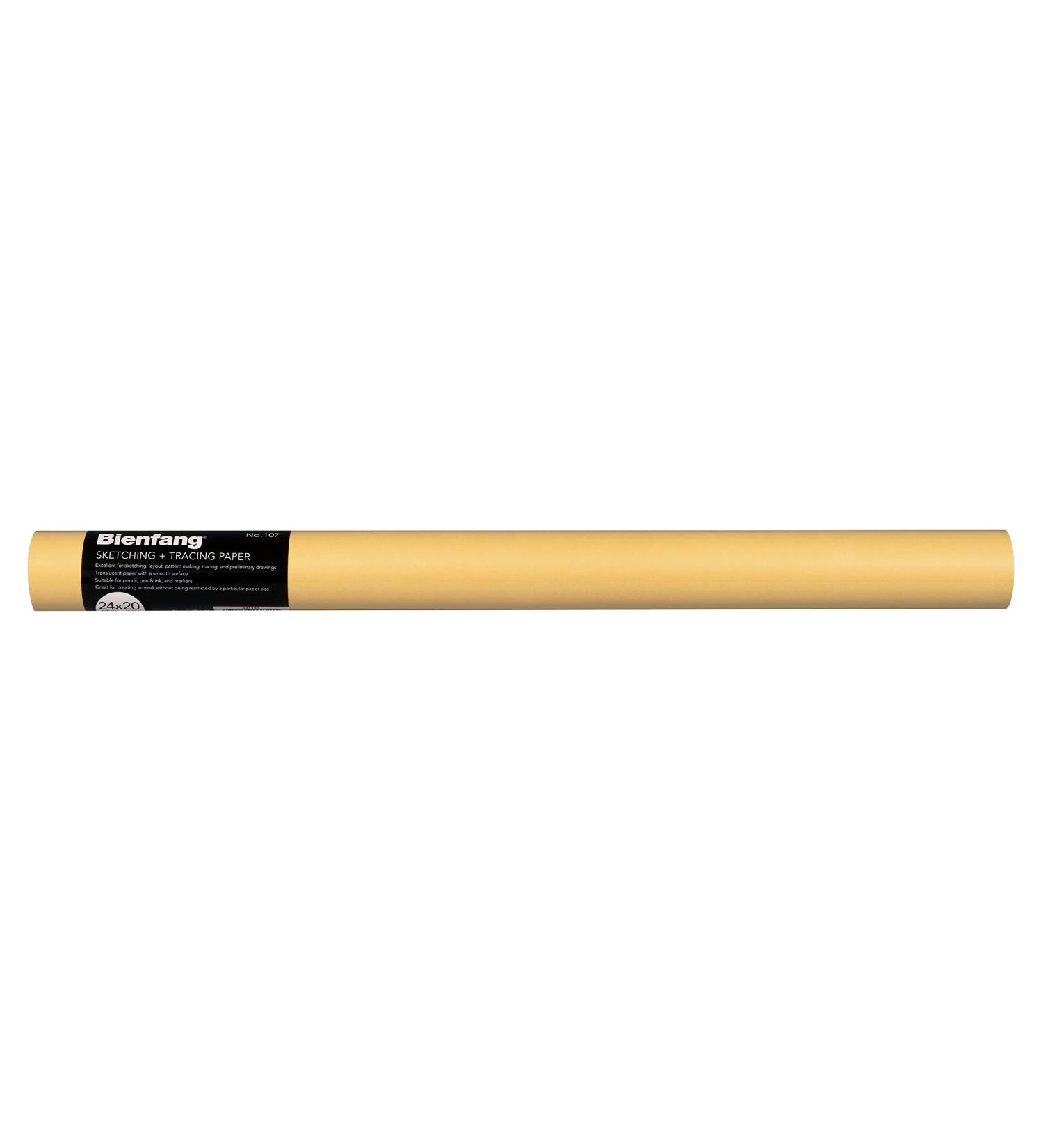 Bienfang Sketching & Tracing Paper Roll  Canary Yellow  24 Inches x 20 Yards - Buy Online on GoSupps.com