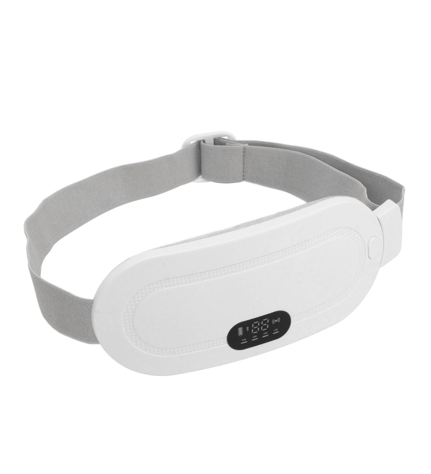 KKPLZZ Portable Heating Pillow for Women Adjustable Quick Heating Menstrual Belly & Back Pain Relief Massage Essential Cramp Support White - Buy Online on GoSupps.com