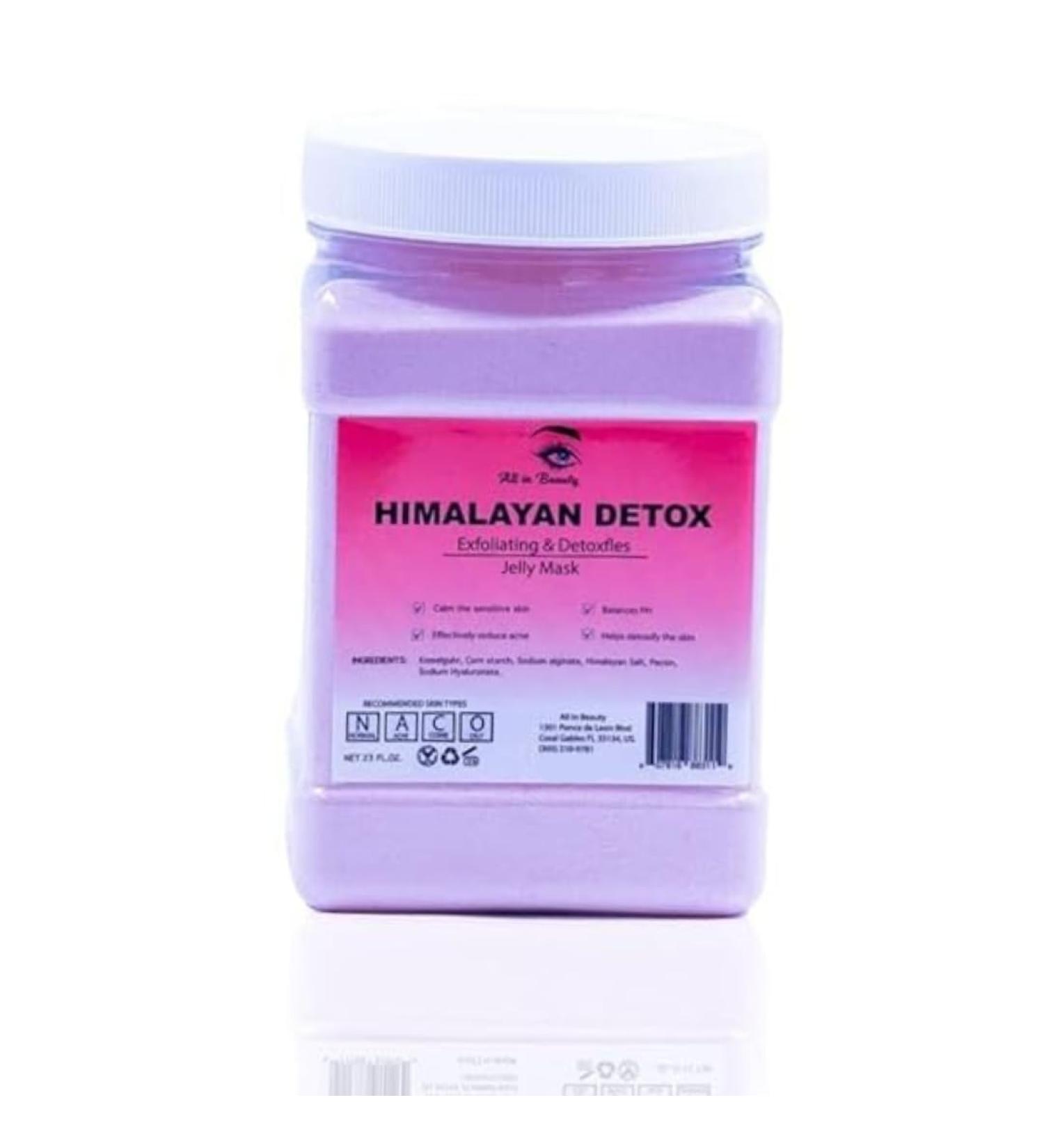 All-in-One Himalayan Detox Jelly Mask Powder | Exfoliating Peel-Off Facial Mask for Skin Care | Remove Blemishes & Detoxify Your Skin - Buy Online on GoSupps.com