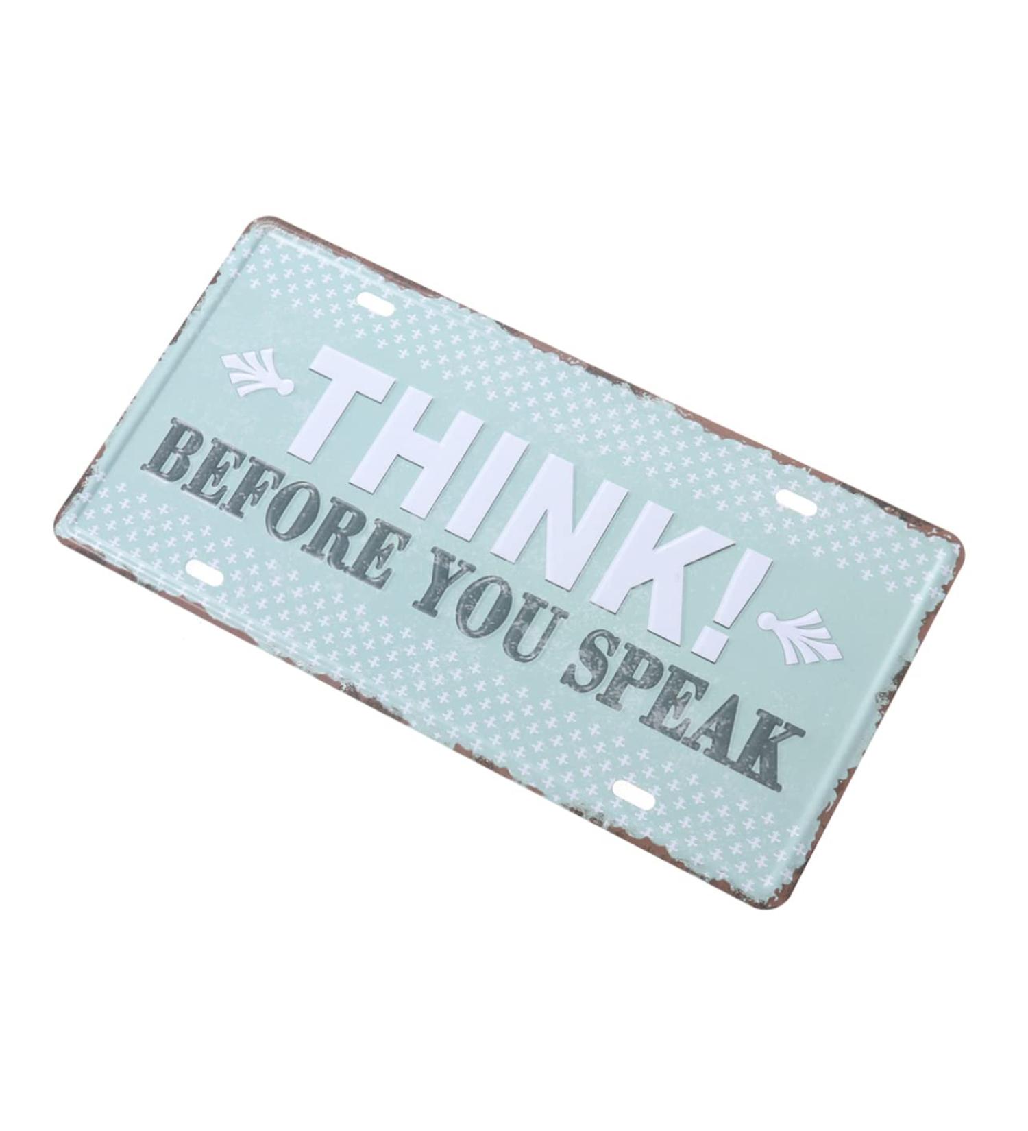 Levemolo Emblems Vintage Signs Iron Sign Painting Antique Signs Tin Signs License Plate Metal Iron Painting - Buy Online on GoSupps.com