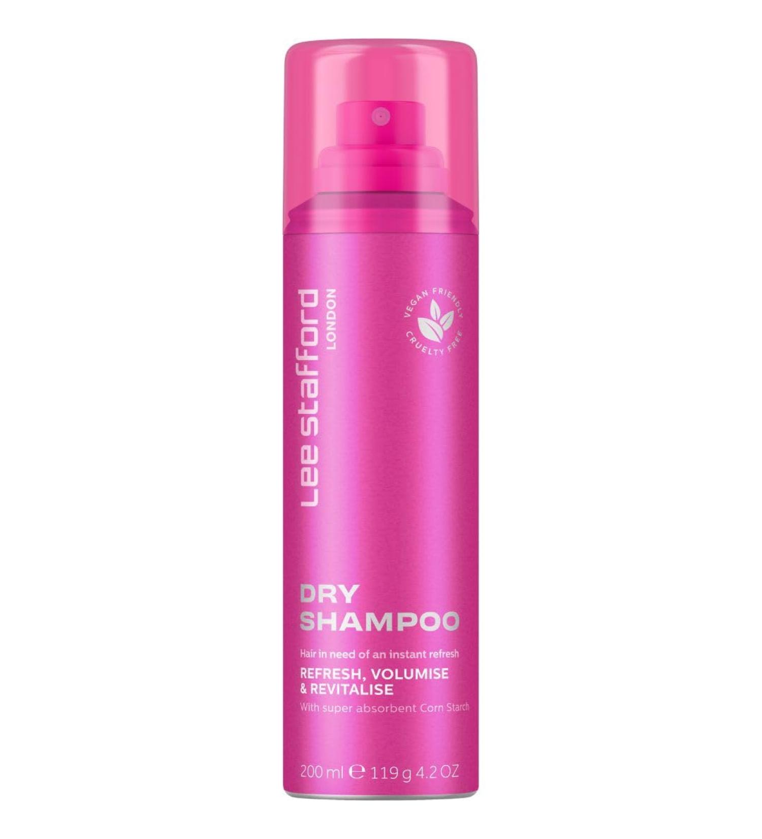 Lee Stafford Original Dry Shampoo 200ml | No Rinse Hair Refresh for All Hair Types - Buy Internationally - Buy Online on GoSupps.com