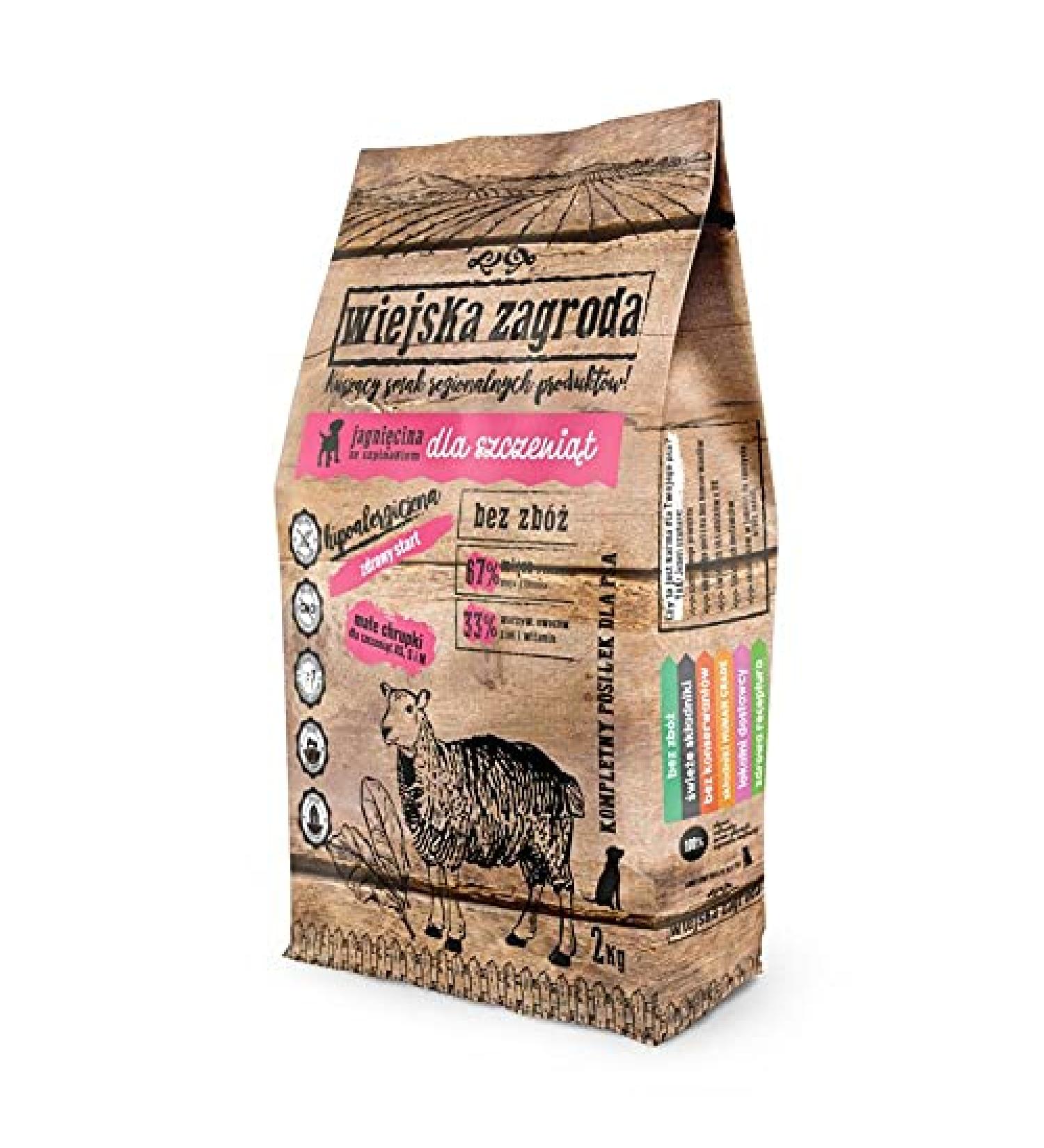 Farmhouse Lamb with Spinach for Puppies 2 kg