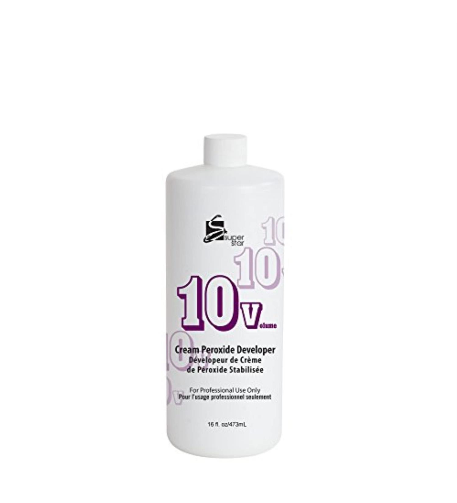 Super Star Cream Peroxide Developer 10 Volume - 16 Oz