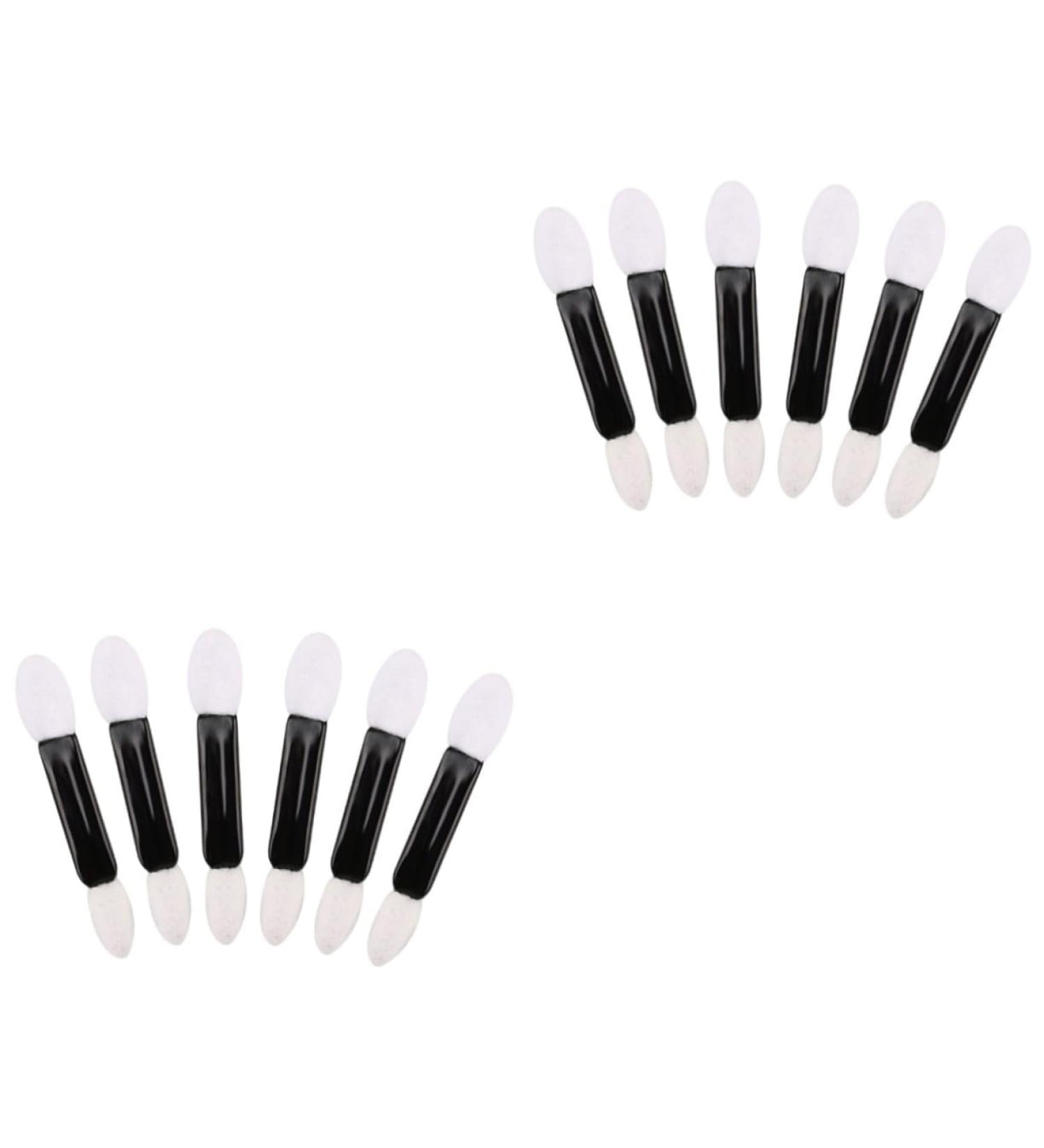 Baluue 100 Pcs Eye Shadow Applicator Double Sided Eyeshadow Brush Eye Makeup Sponge White - Buy Online on GoSupps.com