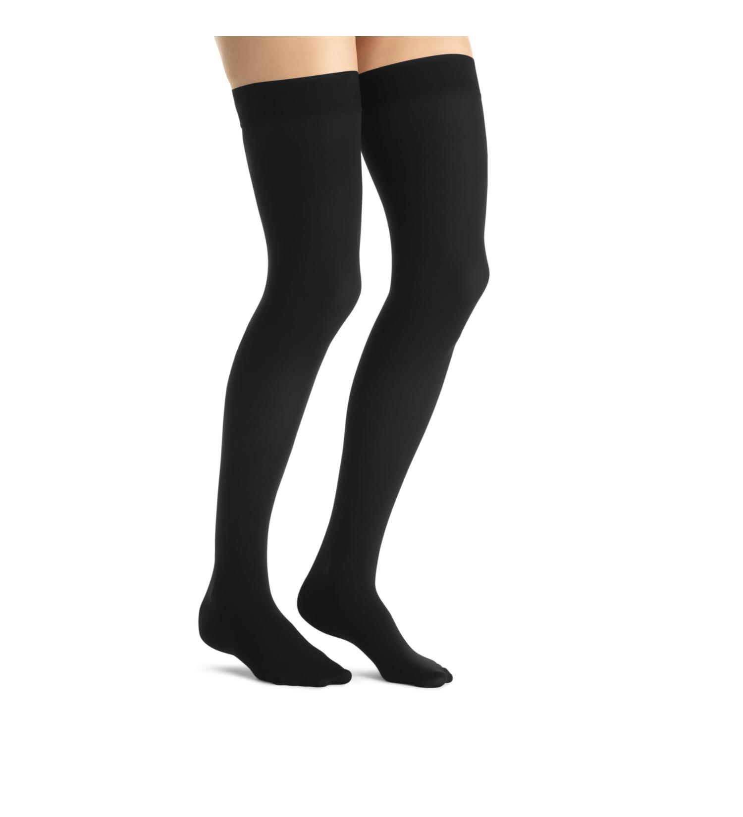 Buy BSN Medical JOBST Compression Hose Thigh High 15-20 mmHg Open Toe Medium Classic Black - International Shipping Available - Buy Online on GoSupps.com