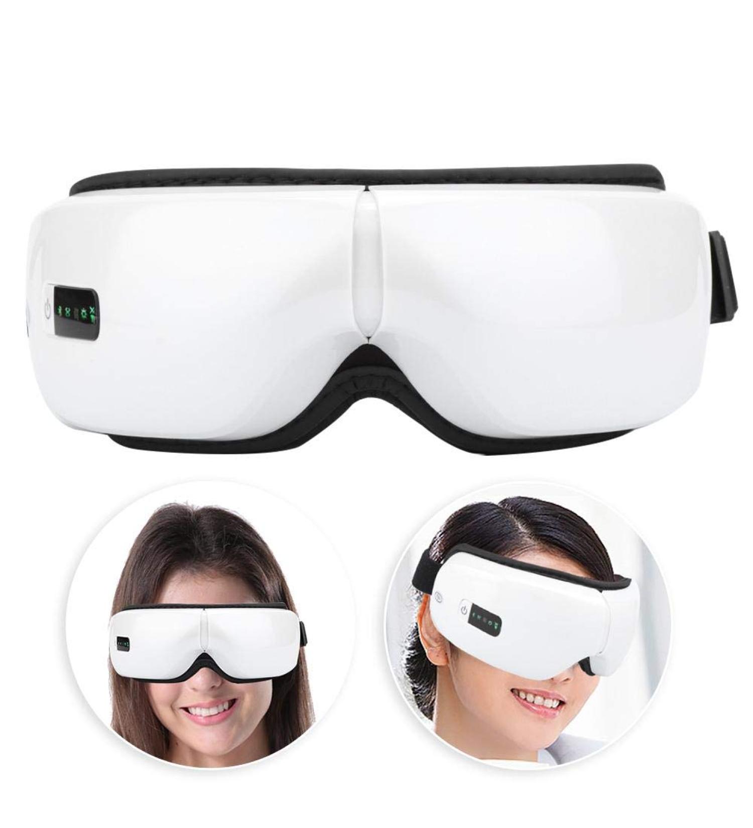 Electric Eye Massager with Heat Compression & Vibration - Ultimate Relief for Eye Fatigue & Dry Eyes - Buy Online on GoSupps.com