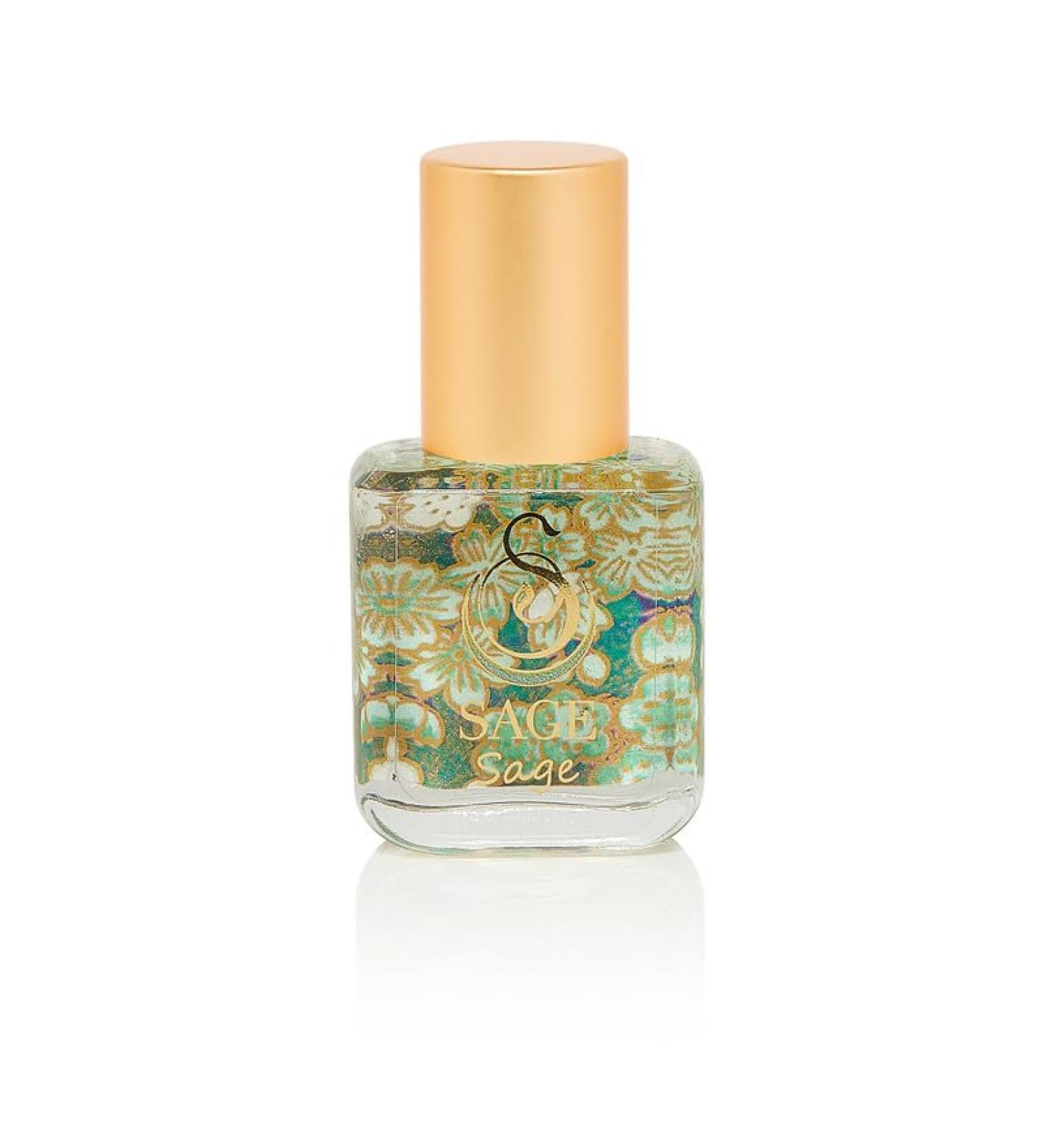 Sage Organic Perfume Oil Extract Roll-On by Sage- 1/4 oz Vegan & Cruelty-Free Fresh Scent Cucumber White Sage Sweet Pea Sage 1/4 oz Extract Roll-On - Buy Online on GoSupps.com
