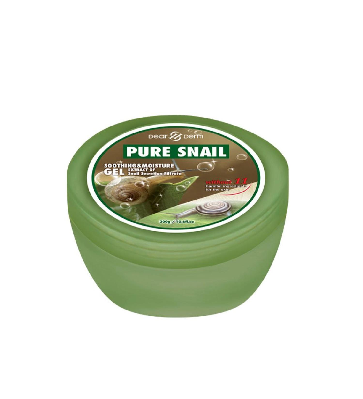 Dearderm Pure Snail Soothing & Moisture Gel 10.6fl.oz/300g Pure Snail (Original)