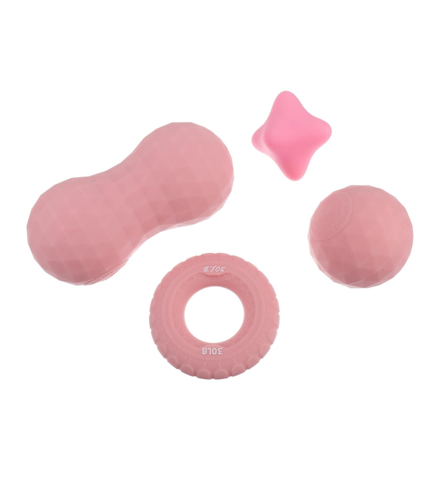 Gleavi 4PC Massage Ball Set | Lip Gloss & Workout Set | Muscle Relaxation & Hand Massager for Optimal Recovery - Buy Online on GoSupps.com