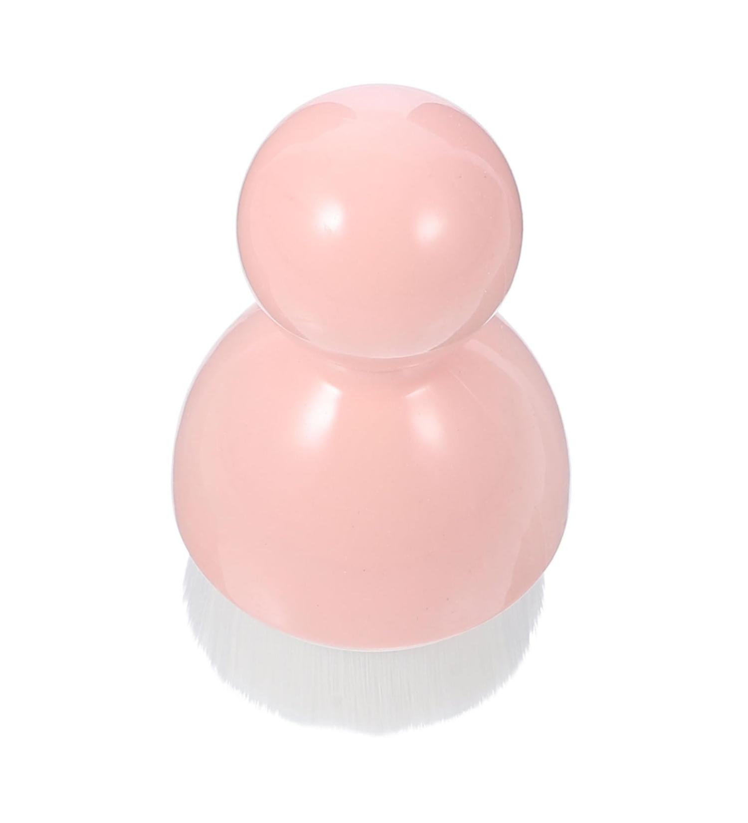 Didiseaon 1pc Cleansing Brush Face Scruber Facial Washing Brush Mineral Powder Foundation Face Brush Facial Cleaning Pad Face Scrubbers Liquid Plastic Abs Washbasin Pink Handheld - Buy Online on GoSupps.com