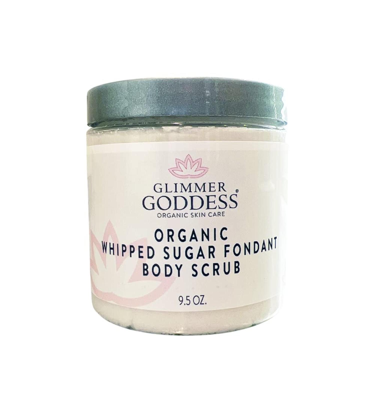 Buy Glimmer Goddess Organic Lavender Lemon Whipped Sugar Scrub - 9.5 oz | Exfoliating & Hydrating Natural Glow | Vegan & Cruelty-Free Shipping Worldwide - Buy Online on GoSupps.com