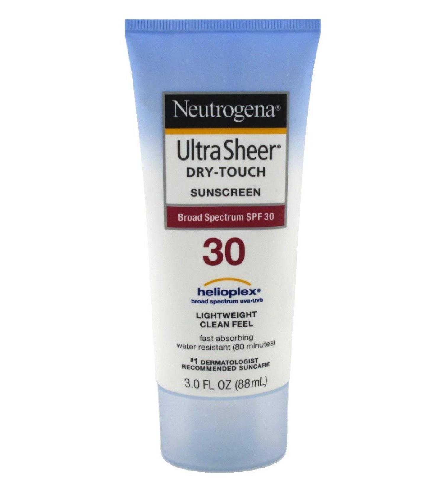 Neutrogena Ultra Sheer SPF30 Dry Touch Lotion 3oz (88ml) - 2 Pack - Buy Online on GoSupps.com