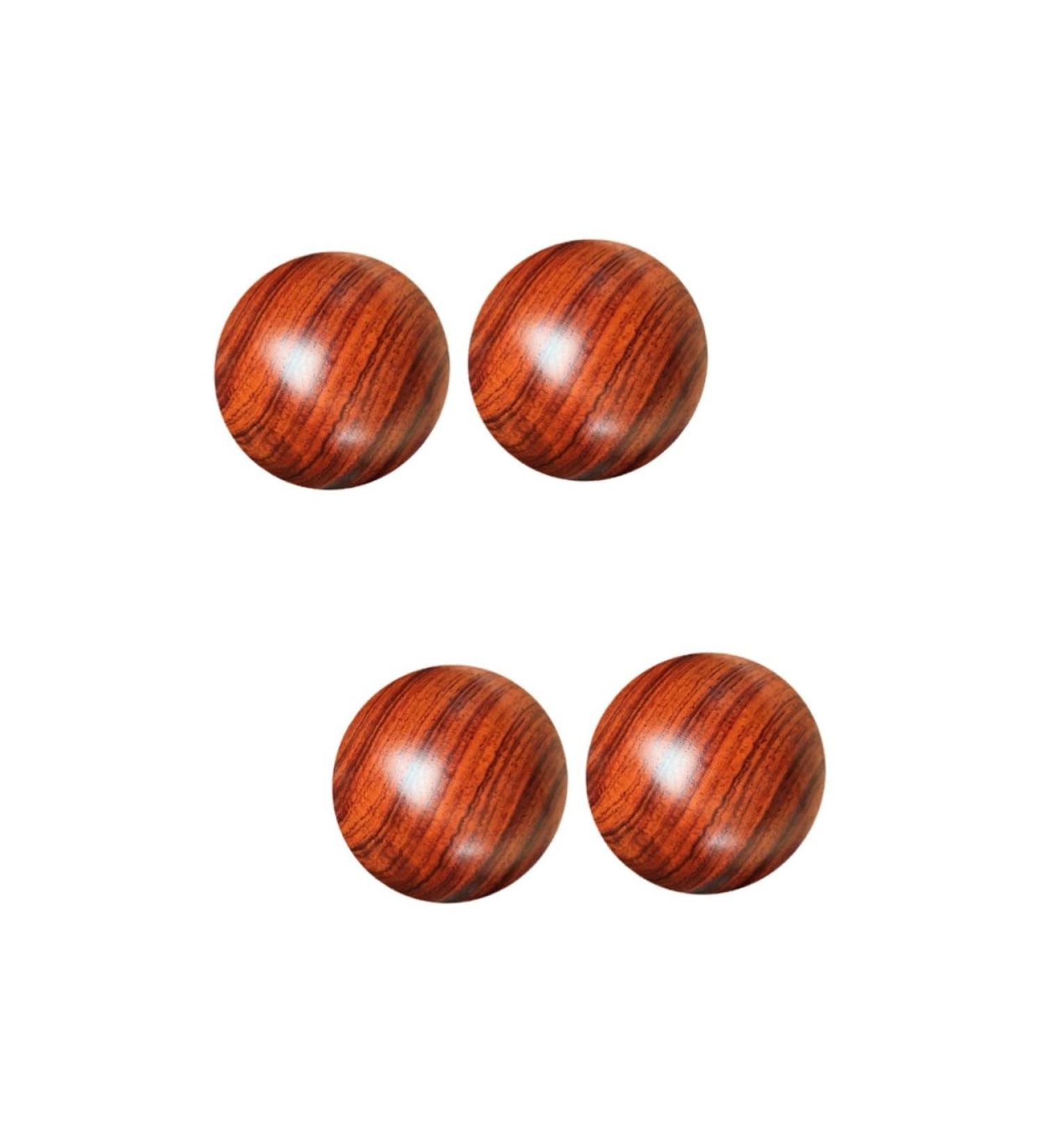 Gleavi 4-Piece Solid Wood Massage Balls Set | Acupressure & Foot Massager | Stress Relief & Improved Circulation - Buy Online on GoSupps.com