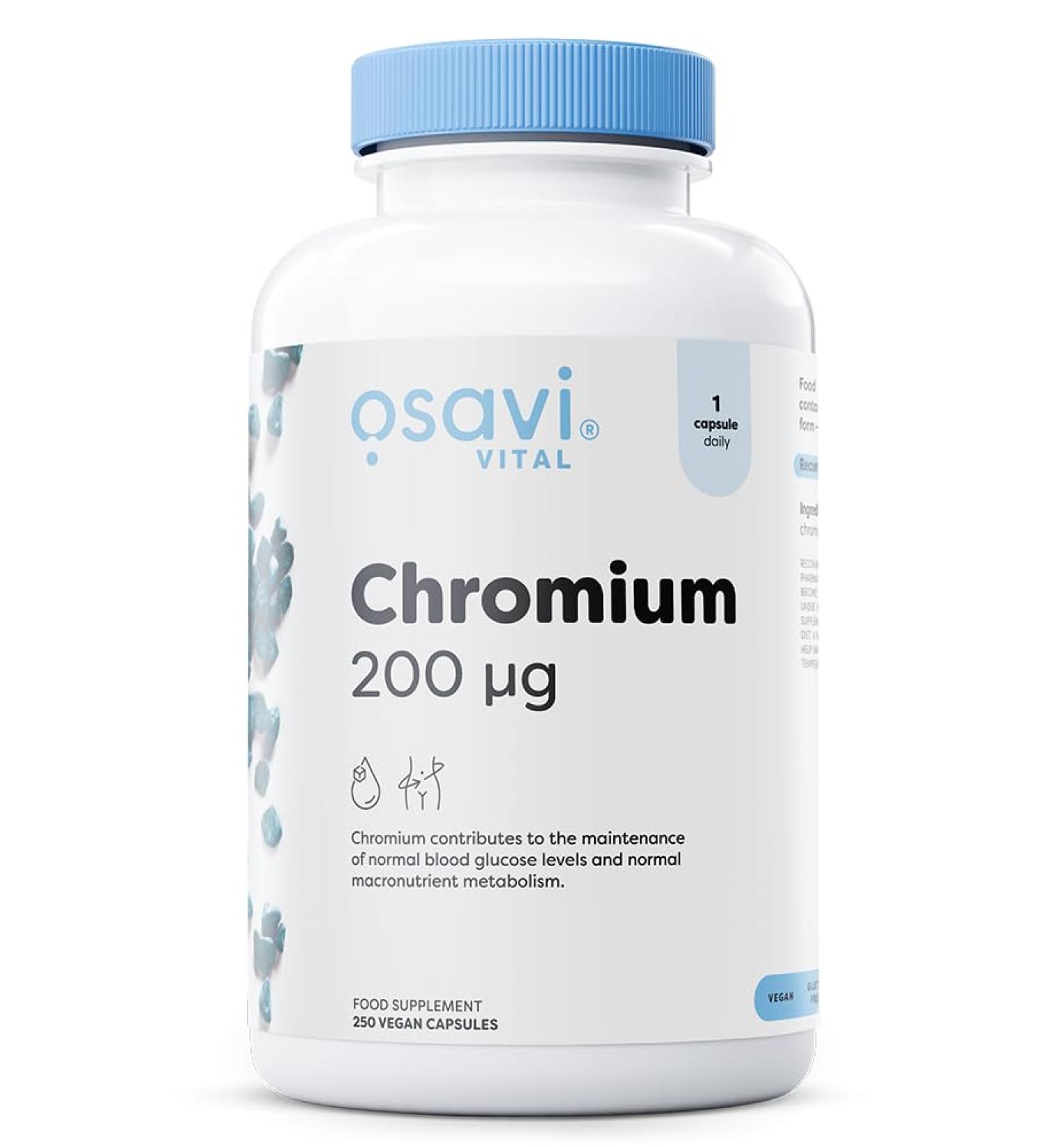 Osavi Chromium 200mcg - 250 vegan caps - Buy Online on GoSupps.com