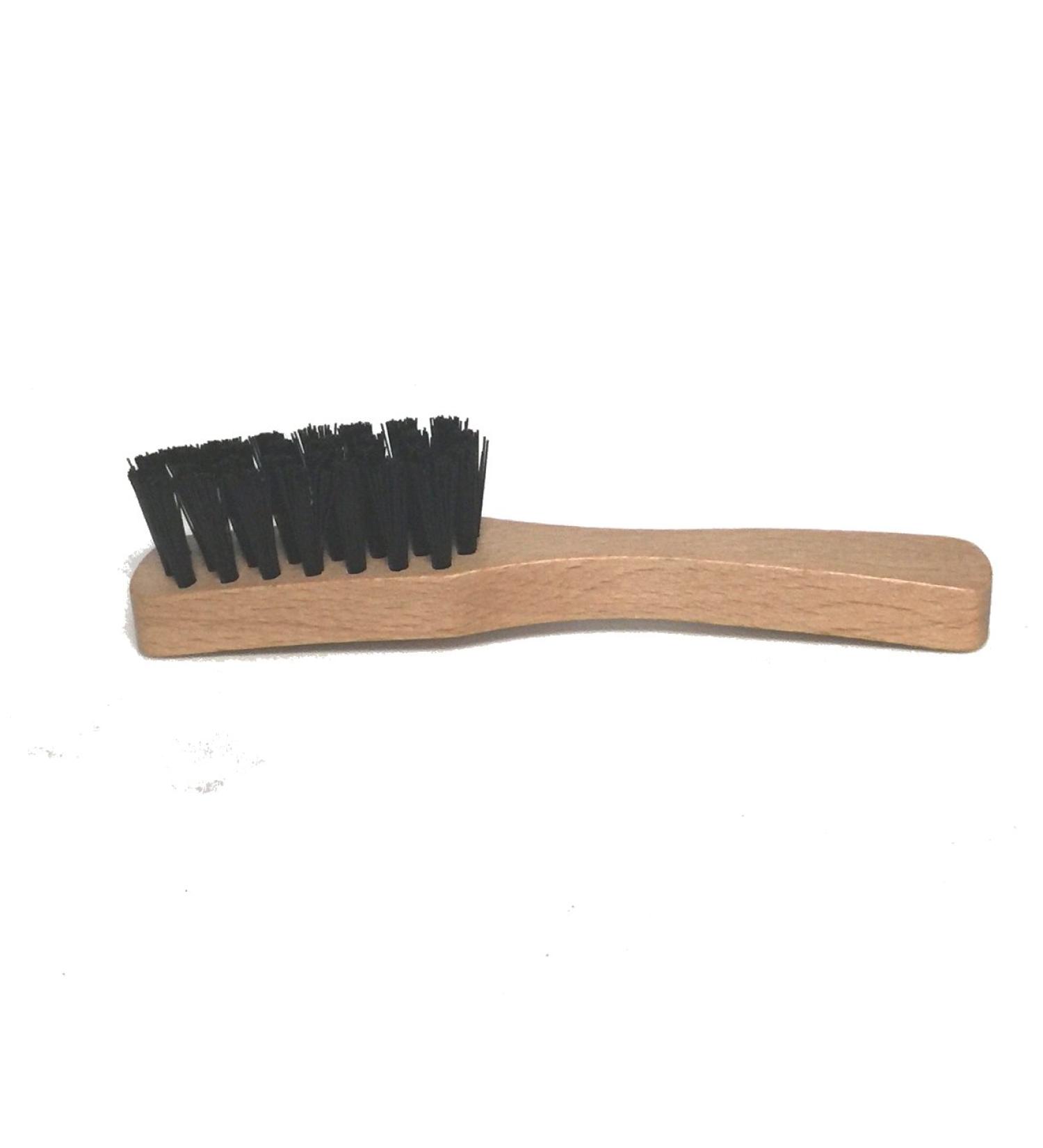 Saphir Mud Remover Brush - 6" hard wood long handle - brush use for any shoe care cleaning tasks - Buy Online on GoSupps.com