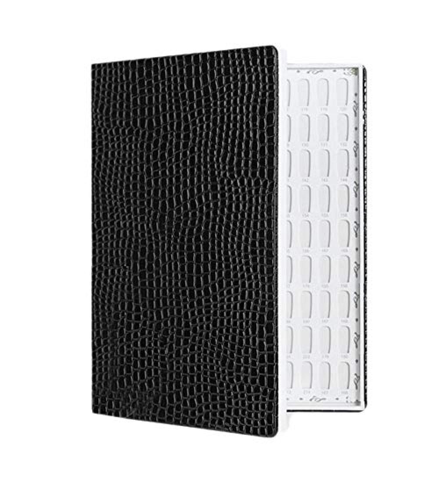 Rfeeuubft 216 Colours Nail Tips Display Book DIY Nail Art Shows Gel Colour Card Chart Painting Display Board Black - Buy Online on GoSupps.com