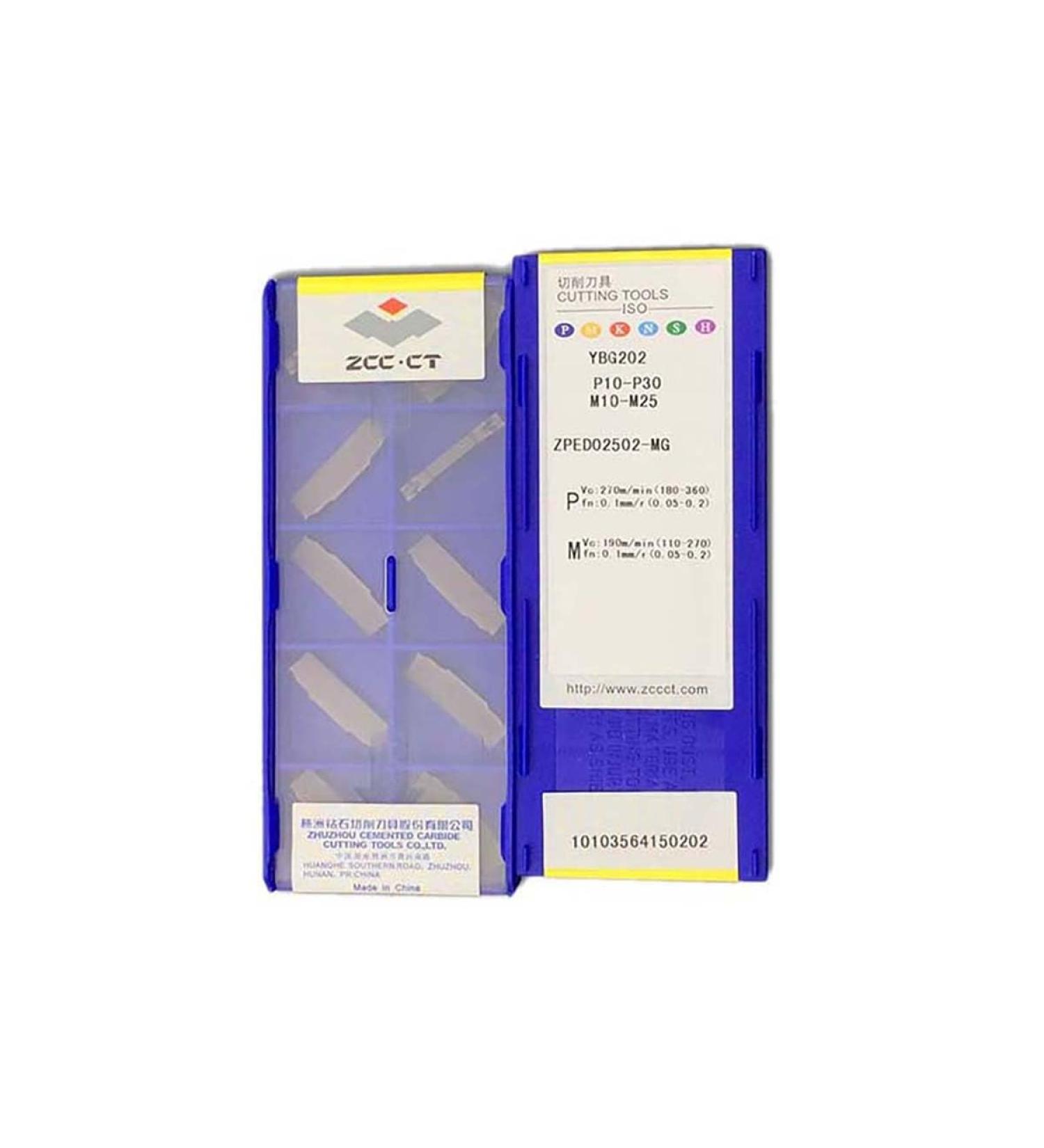 ZCC CT 100% Original ZPED ZPED02 ZPED02502 MG ZPED02502-MG YBG202 Cutting Blade