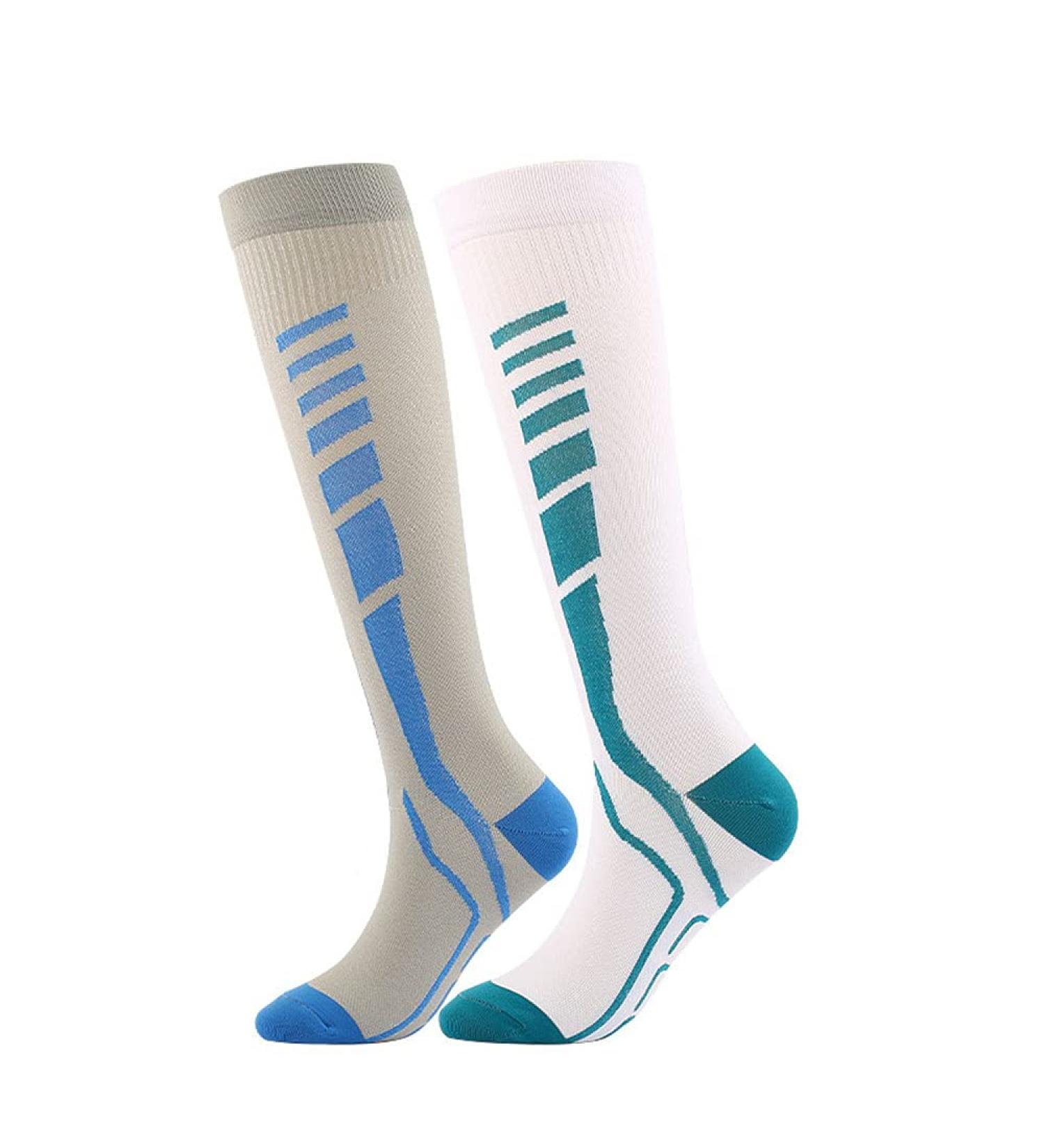 Jilibaba Compression Socks for Men & Women - Knee High Sports Socks for Fitness Running & Travel - Best for Comfort & Recovery - Buy Online on GoSupps.com