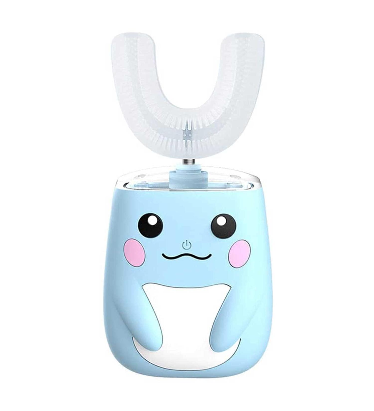 UOOD Kids Electric Rechargeable Toothbrush Stocking Filler for Kids Automatic Toothbrush U Shaped Electric Toothbrush Sonic Electric Toothbrush for Kids (Size : 2-7 Years Old) 1 count (Pack of 1) - Buy Online on GoSupps.com