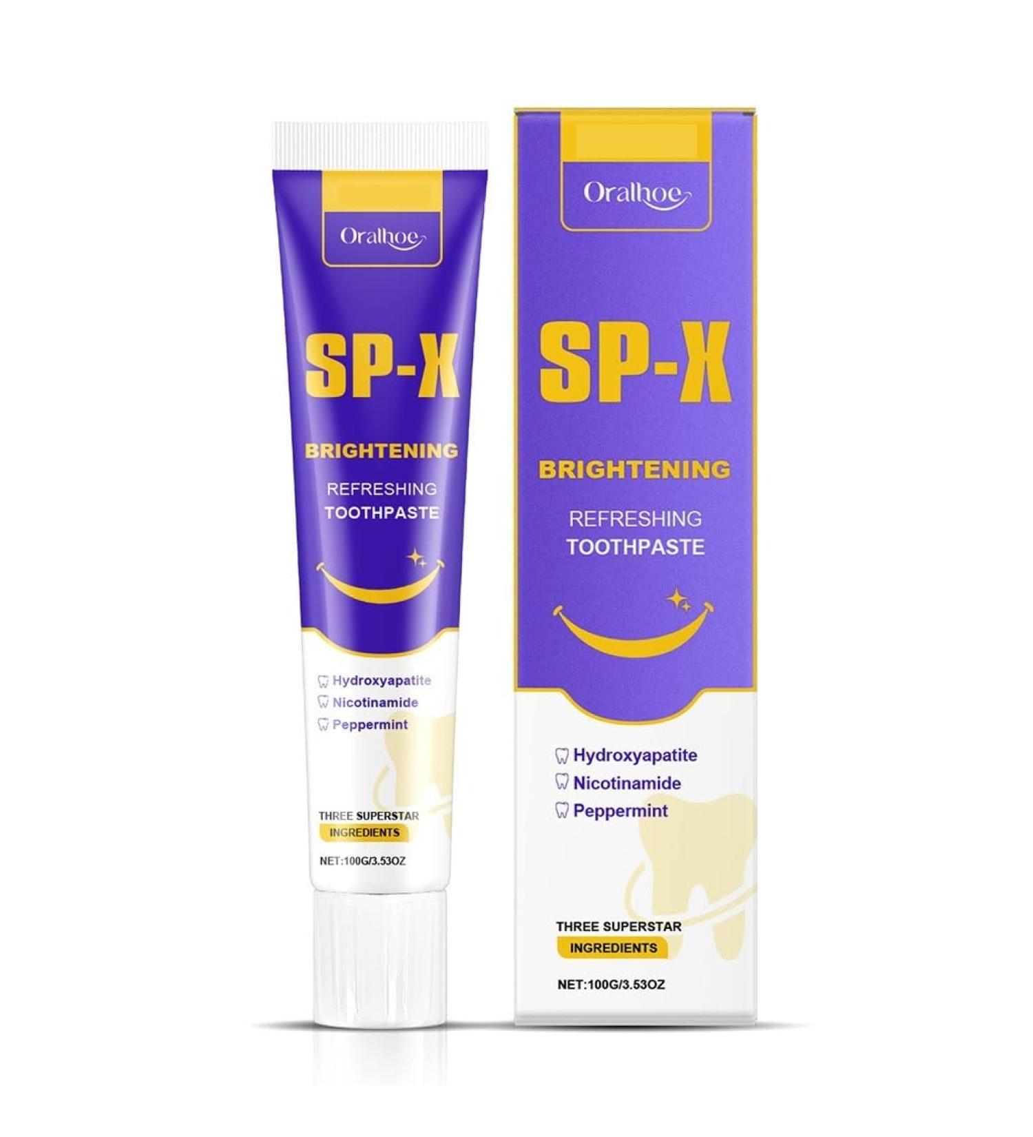 Bright & Fresh Toothpaste Cleans Tooth Surfaces Reduces Plaque Buildup Fights Plaque Keeps Breath Fresh and Leaves Teeth Sparkling Clean.(2pcs) - Buy Online on GoSupps.com