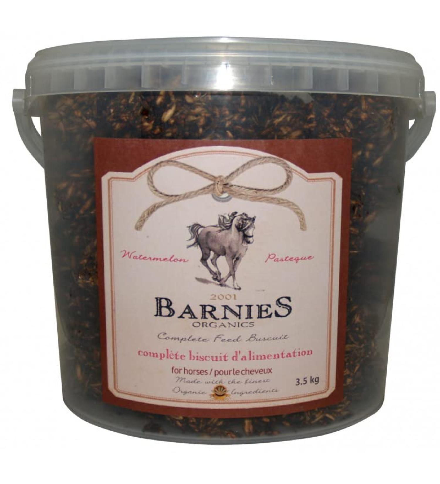 Barnies Horse and Pet Barnies - Organic Horse Treats Complete Feed Buscuit Watermelon 3.5kg 80 count (Pack of 1)