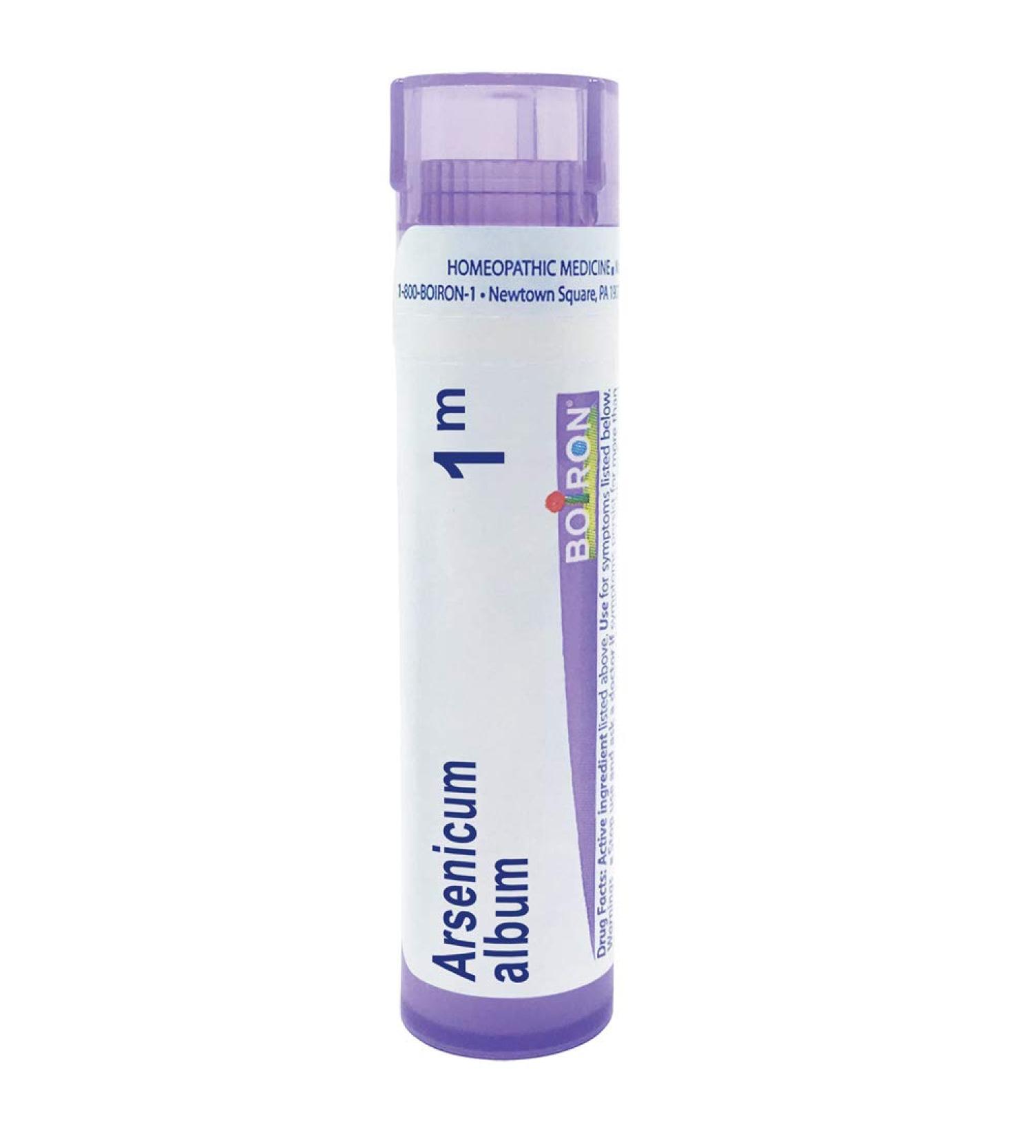 Boiron Arsenicum Album 1M - Homeopathic Remedy for Food Poisoning | 80 Pellets - International Shipping Available - Buy Online on GoSupps.com