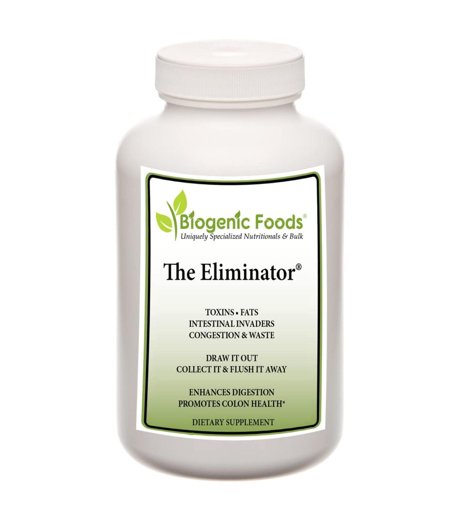 Biogenic Foods Eliminator - Natural Intestine & Colon Cleanser 120 Veggie Capsules - Buy Online on GoSupps.com