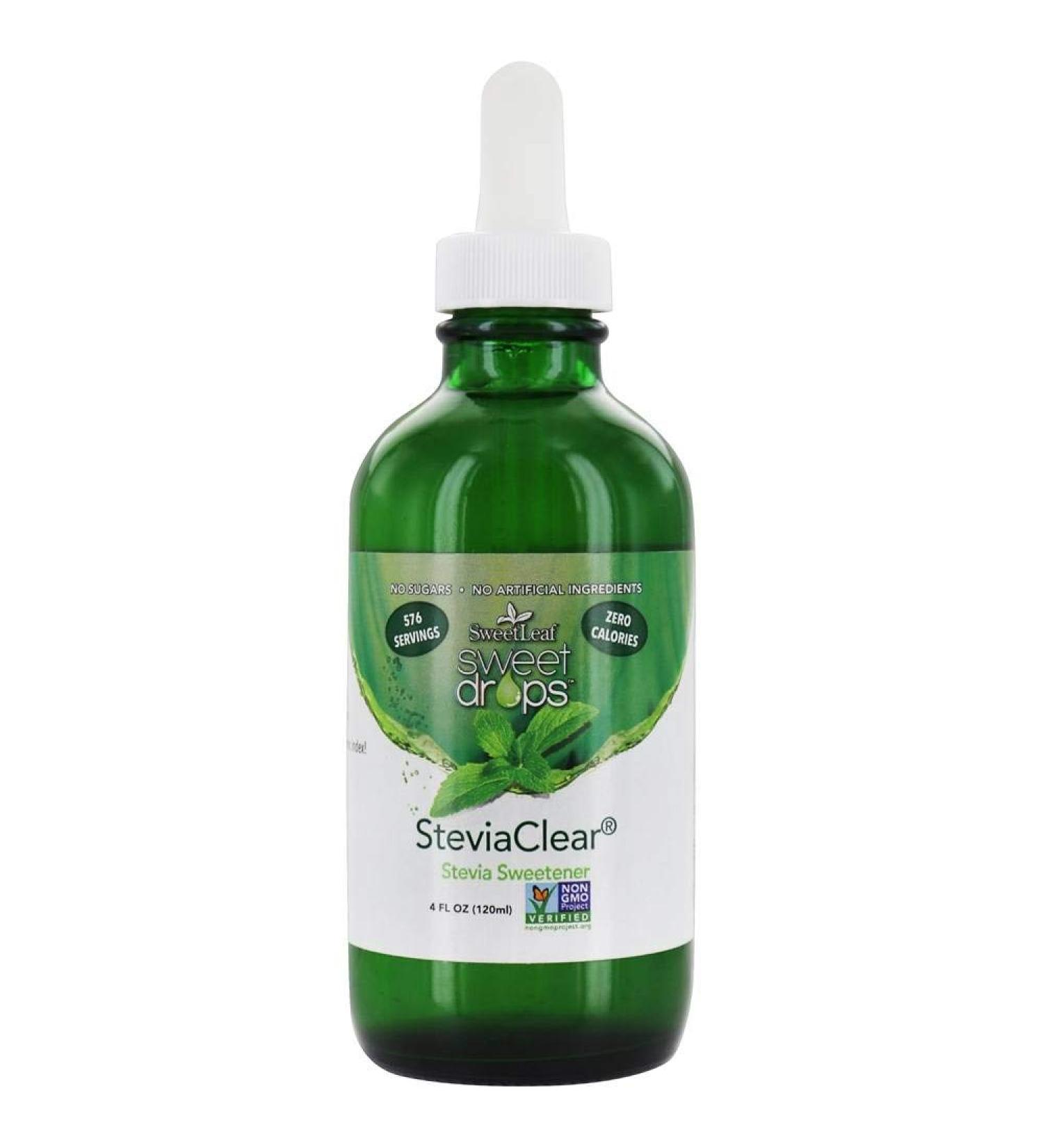 SweetLeaf Liquid Stevia Sweet Drops - Natural Calorie-Free Sweetener (4 fl oz) - Buy Online on GoSupps.com