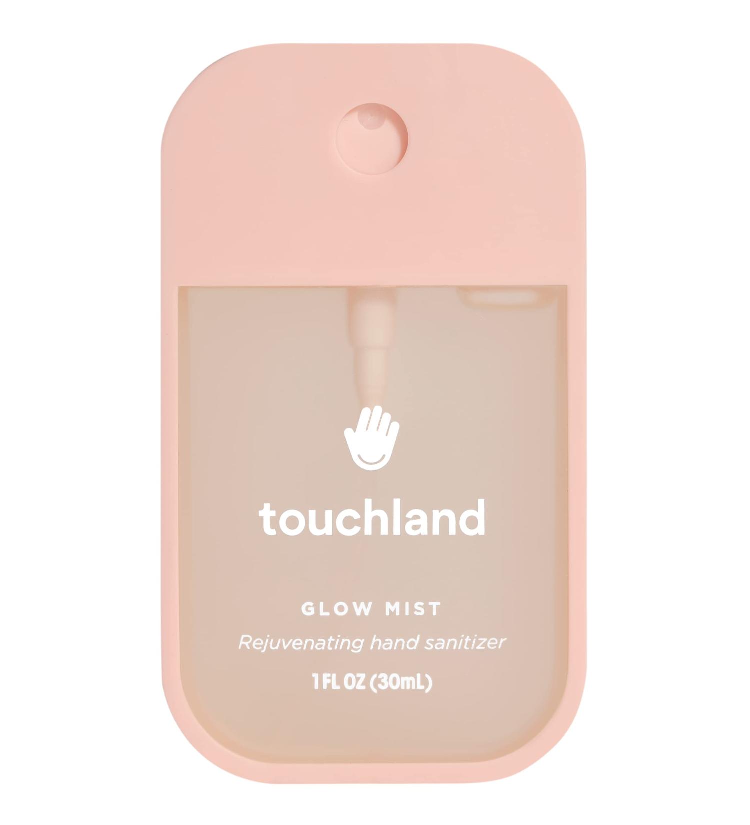 Touchland Glow Mist Rejuvenating Hand Sanitizer  Rosewater scented  500-Sprays each 1FL OZ (Set of 1) - Buy Online on GoSupps.com