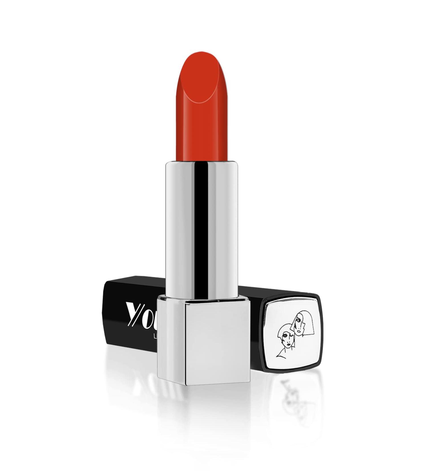 Luxurious Creamy Lipstick for Velvet-Soft Finish | Nourishing Vitamins for Lip Repair | LS01 - Buy Online on GoSupps.com