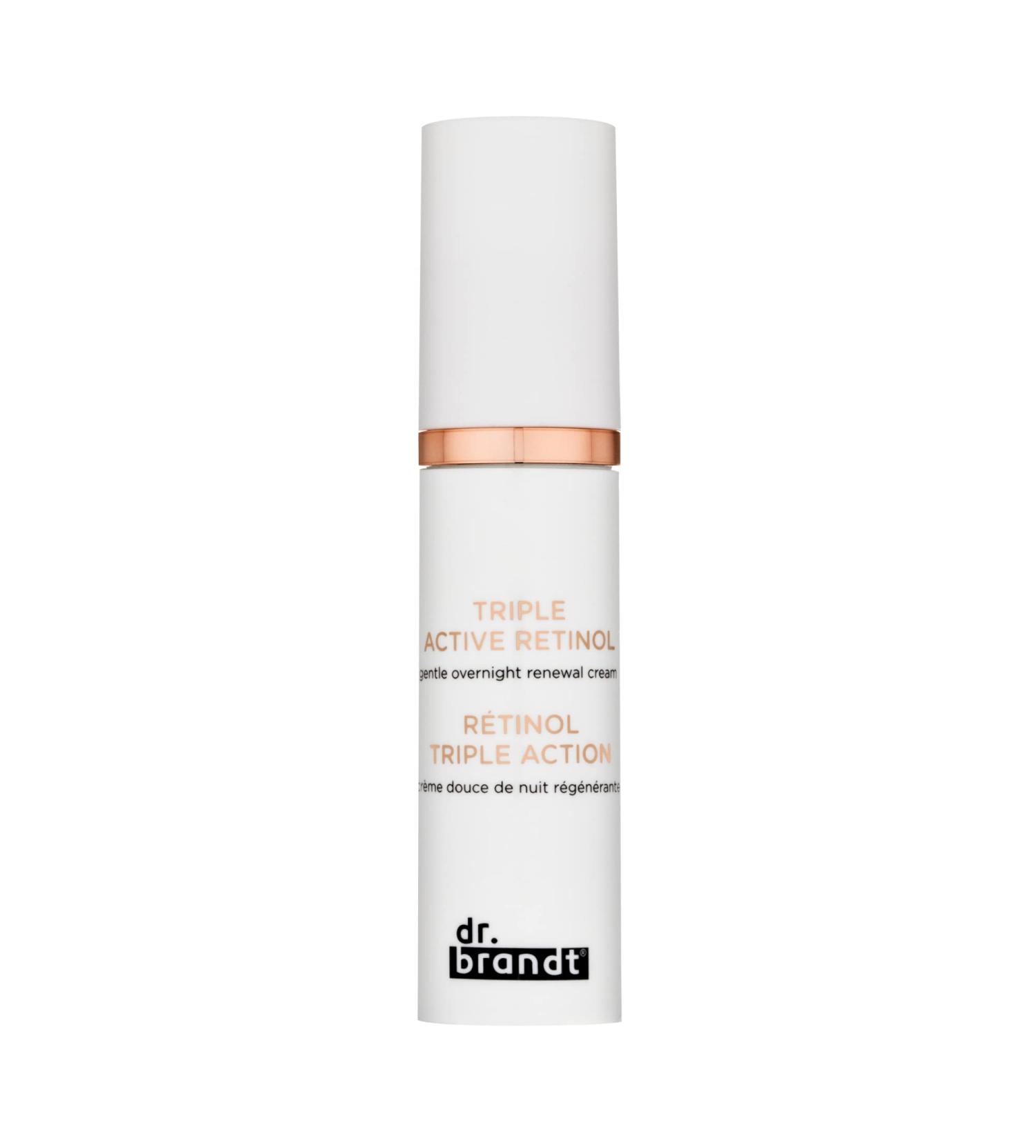 Dr. Brandt Bright This Way Triple Active Retinol - Gentle Overnight Cream for Wrinkles Brightening & Moisturizing - 1 oz/30g - International Shipping Available - Buy Online on GoSupps.com