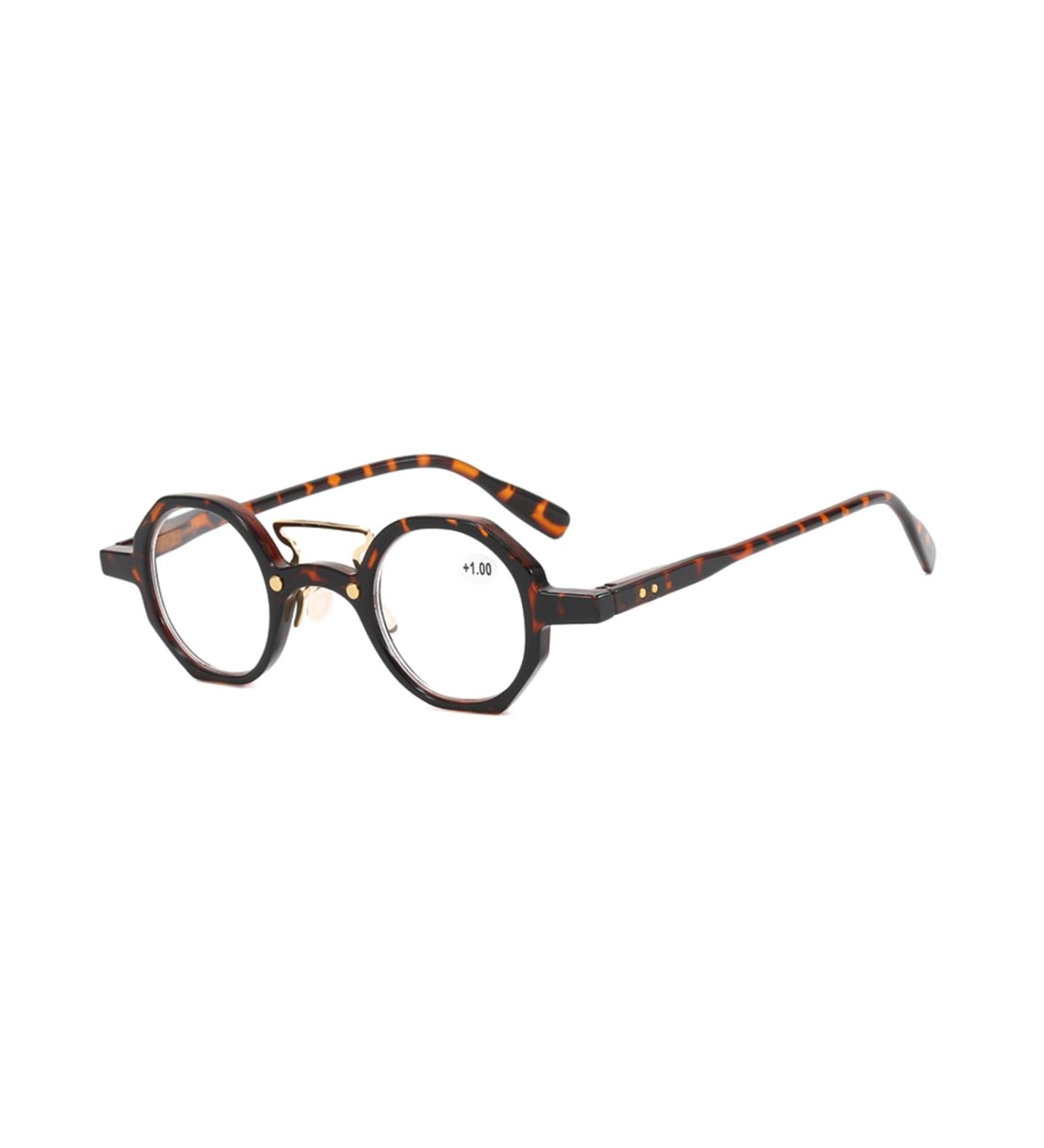 Retro Round Frame Reading Glasses Men Women Stylish Blue Light Blocking Readers With Spring Hinges(Couleur:Tortoiseshell Grandeur:2.5x) - Buy Online on GoSupps.com