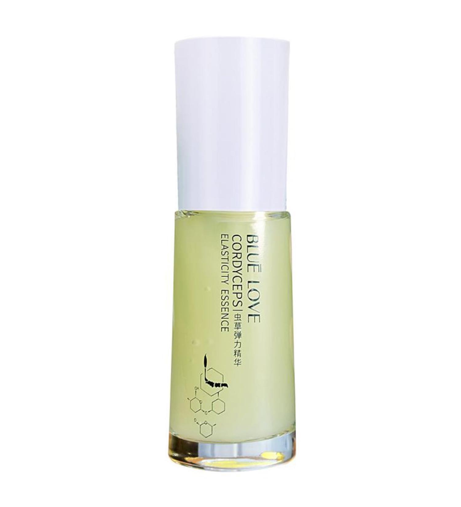 BLUE LOVE Cordyceps Firming Essence is an anti-aging hydrating facial serum designed to improve skin elasticity reduce fine lines and provide deep moisture - Buy Online on GoSupps.com