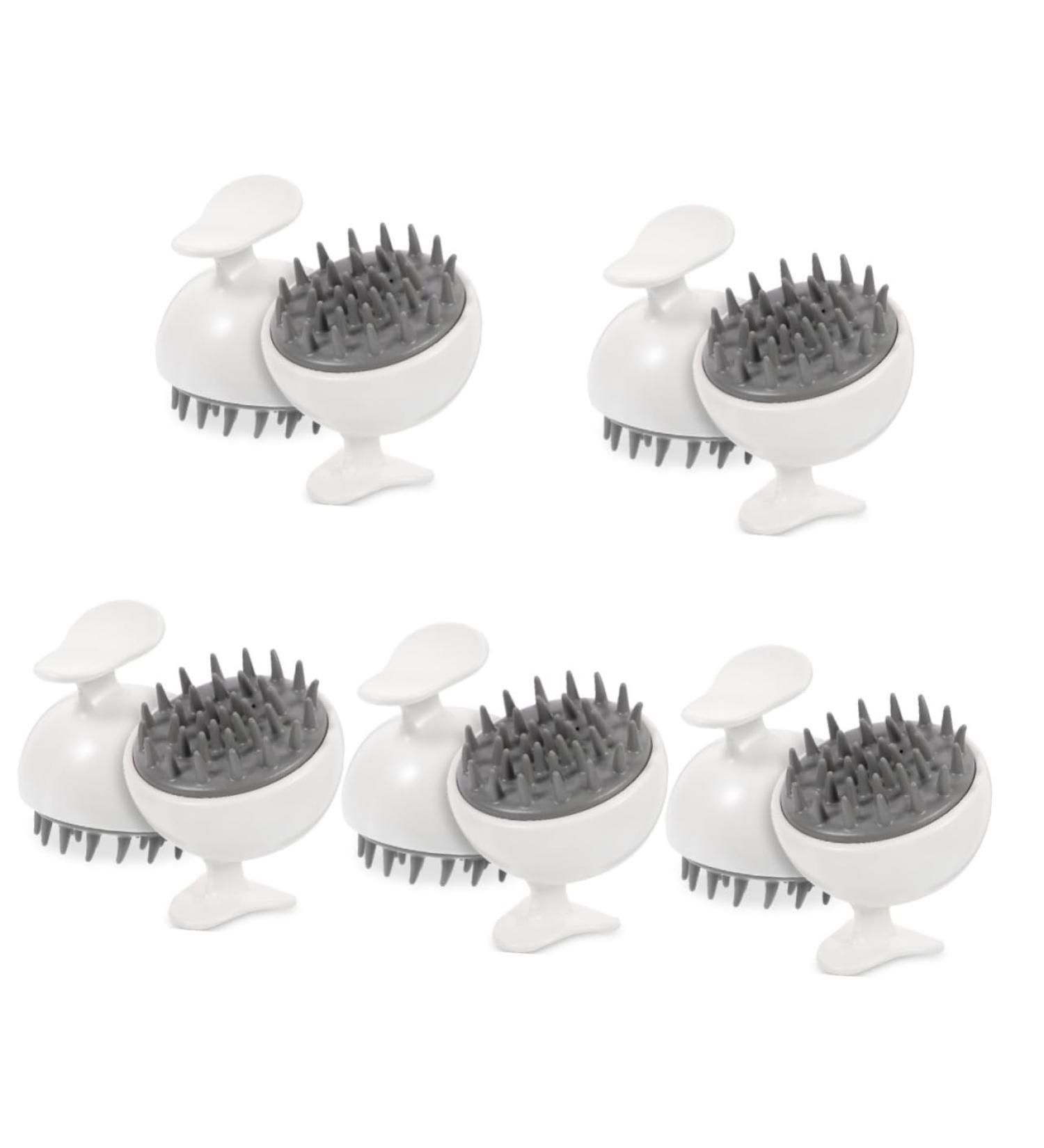 Magiclulu 10 StK Shampoo Massage Brush | Compact Scalp Massage Device for Healthy Hair - Buy Online on GoSupps.com