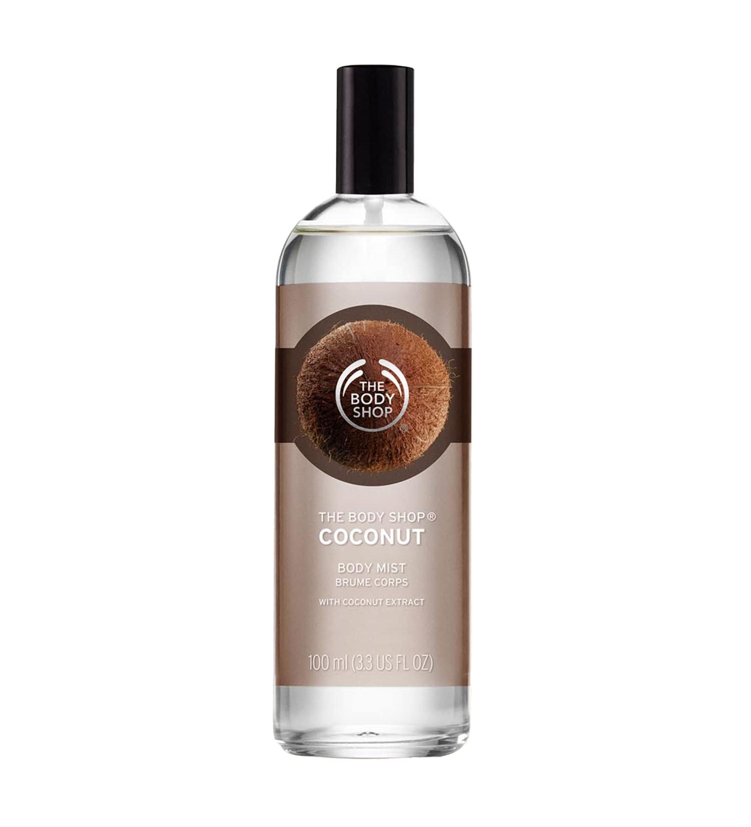 The Body Shop Coconut Body Mist Refreshes and Cools with a Tropical Scent Vegan 3.3 oz - Buy Online on GoSupps.com