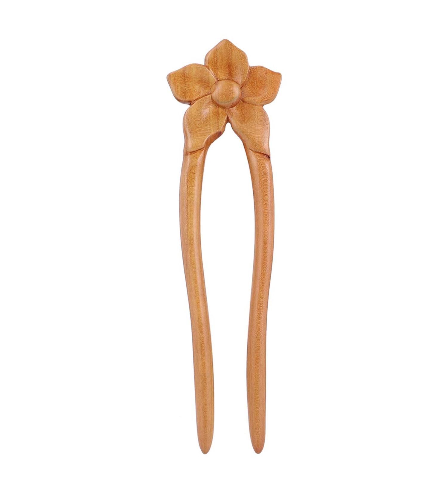 LALAFINA Wooden Hairpin Wedding Hair Clip Hair Styling Clip Decor Flower Hair Chopstick Women Wooden Hair Chopsticks Chinese Wood Hair Pin Flower Headpiece Vintage Hair Claw Bride - Buy Online on GoSupps.com