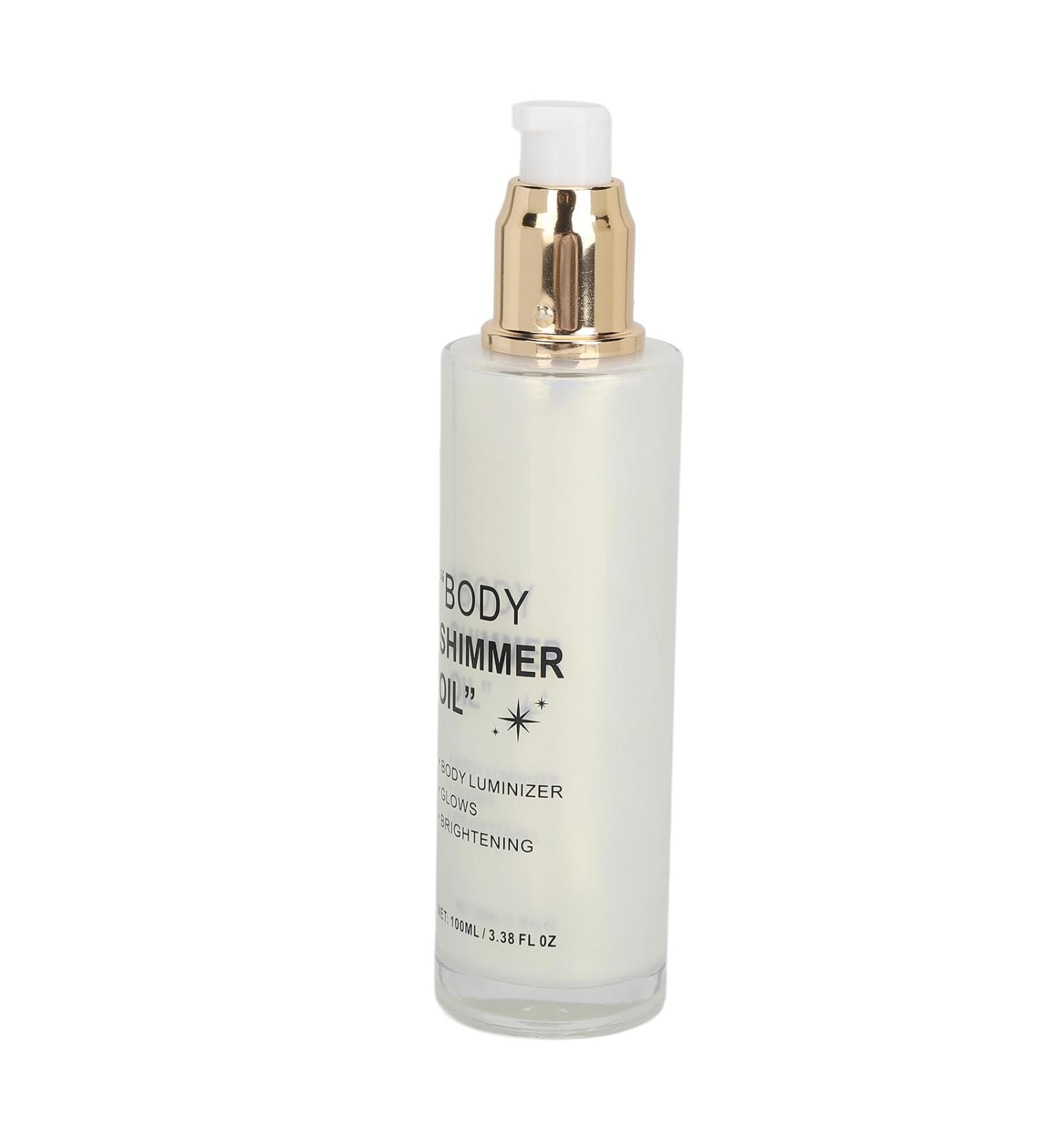 Buy Body Glitter Oil - Radiant Moisturizing Highlight Liquid (100ml Silver) for Long-Lasting Beach Glow | International Shipping Available - Buy Online on GoSupps.com