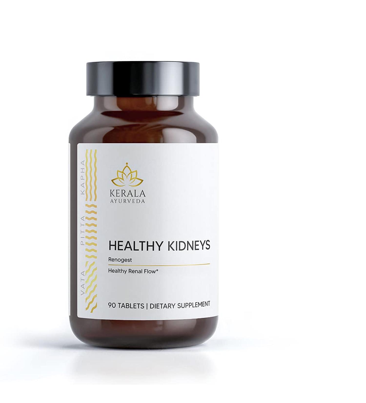 Buy Kerala Ayurveda Kidney Herbal Tablets | Kidney Cleanse Detox & Repair | Prevent Kidney Stones | 90 Count - Buy Online on GoSupps.com
