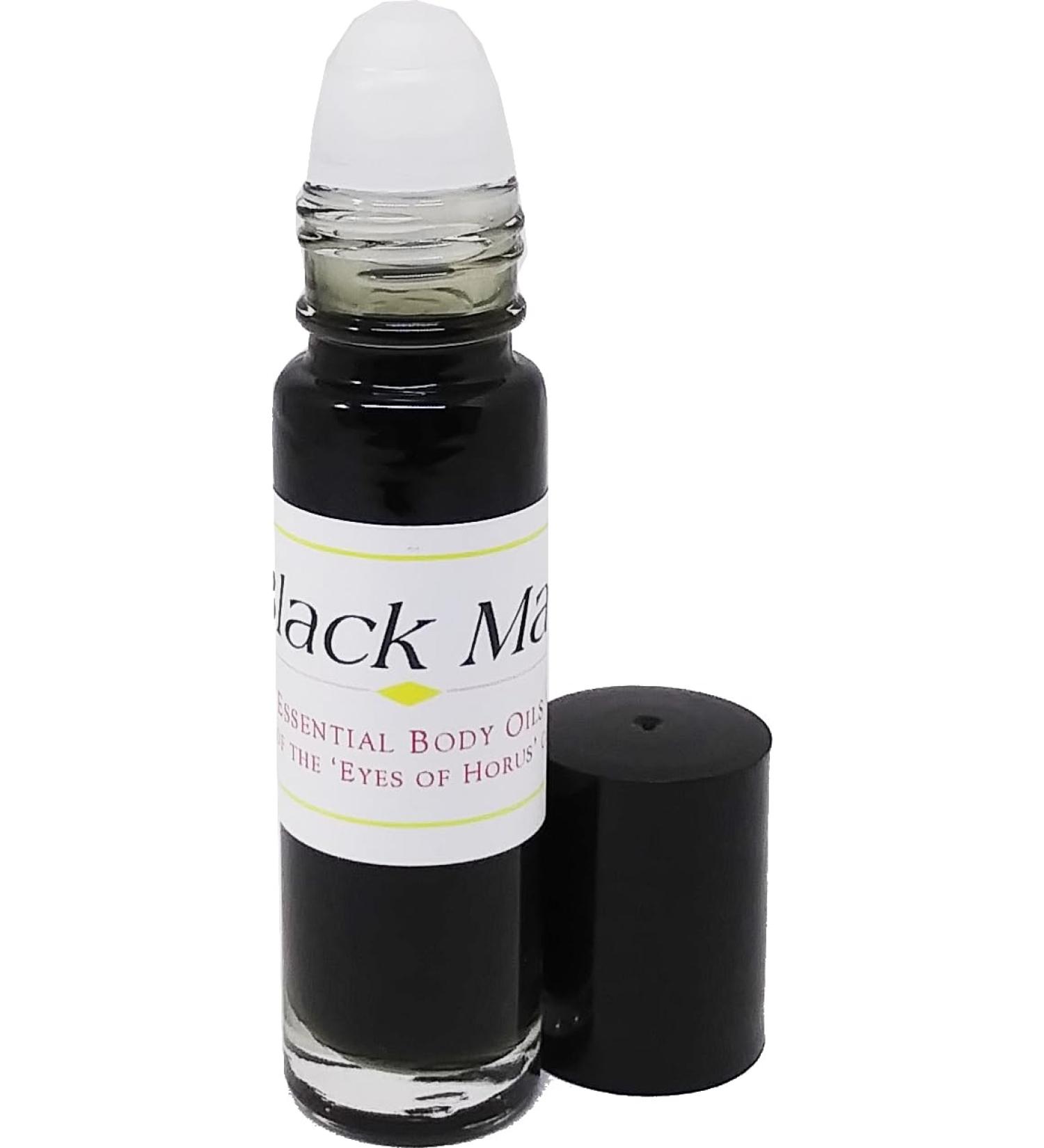 Black Man For Men Scented Body Oil Fragrance Roll-On - Black - 1/3 oz. - ID#34070 0.33 Fl Oz (Pack of 1)